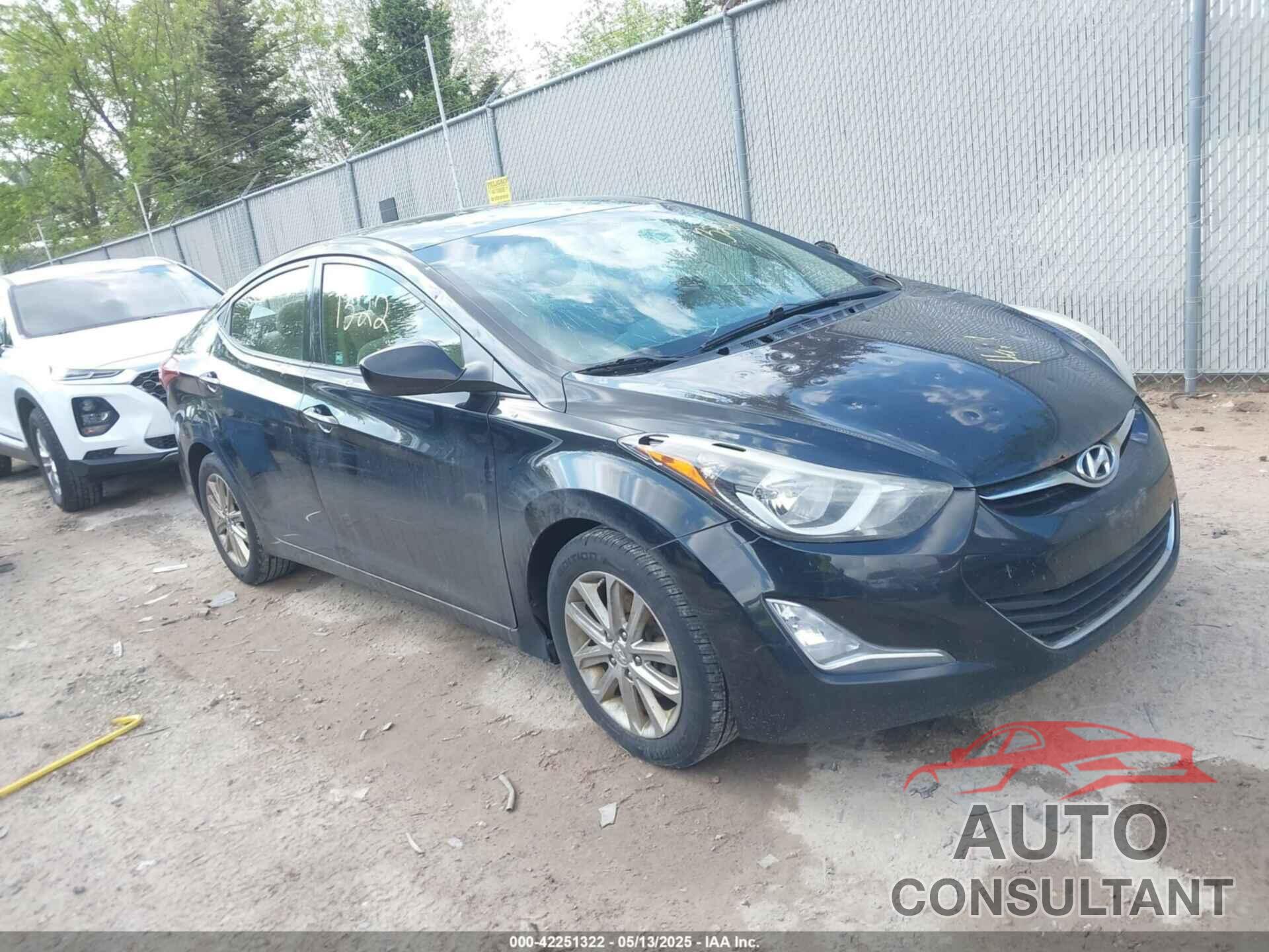 HYUNDAI ELANTRA 2014 - 5NPDH4AE9EH536144