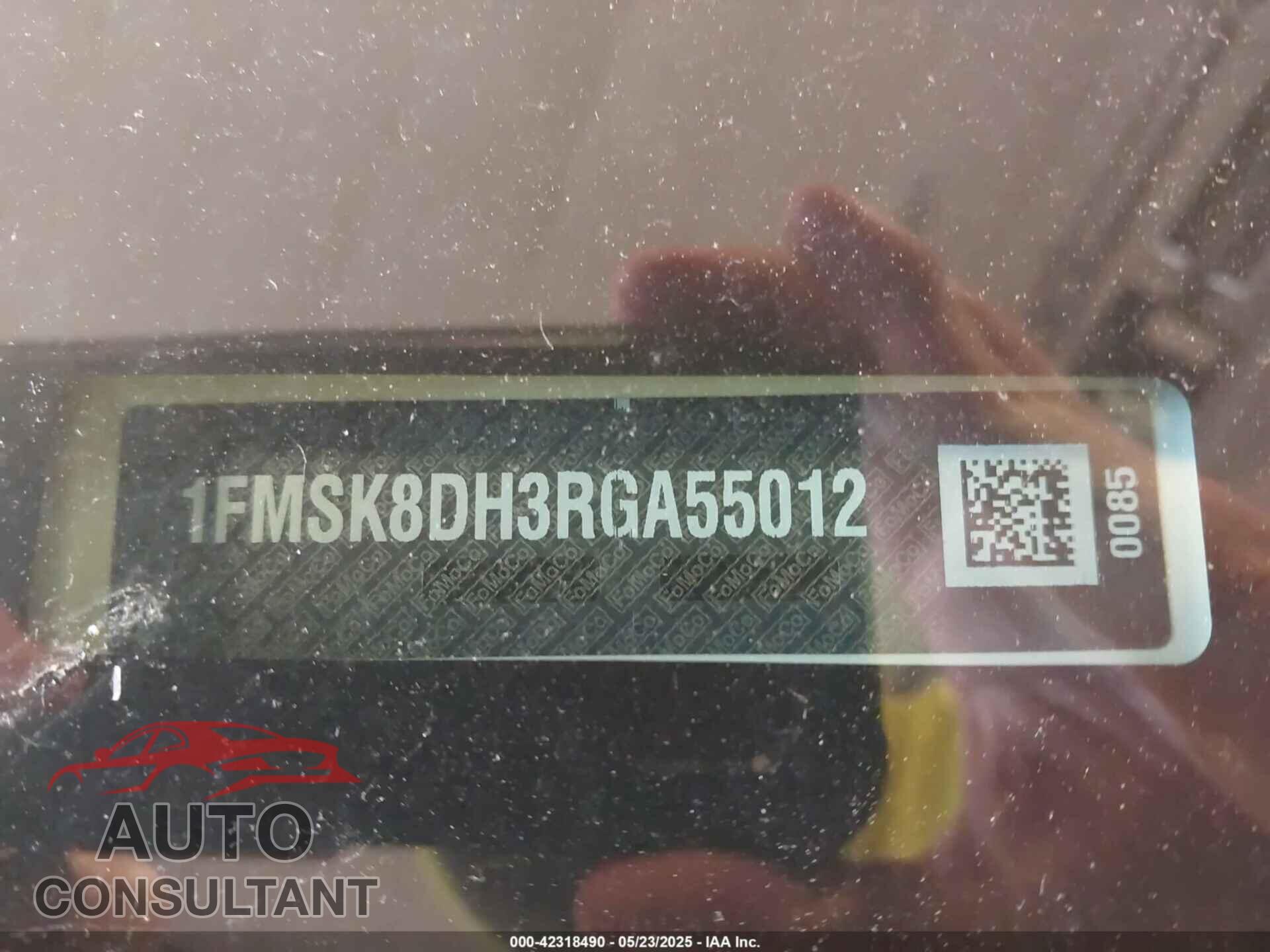 FORD EXPLORER 2024 - 1FMSK8DH3RGA55012