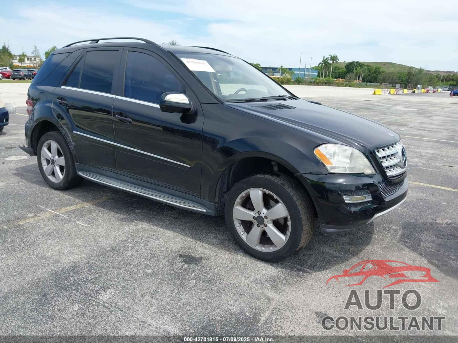 MERCEDES-BENZ ML 350 2010 - 4JGBB8GB3AA531807