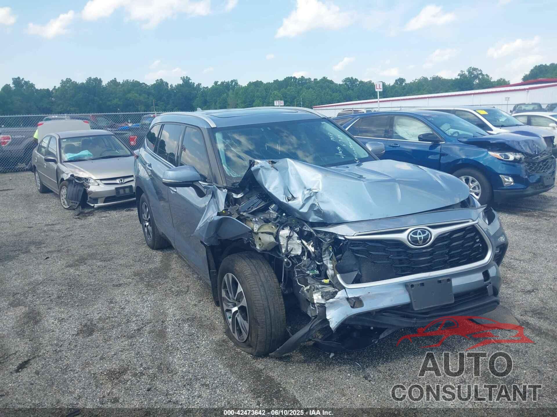 TOYOTA HIGHLANDER 2022 - 5TDGZRBH0NS190351