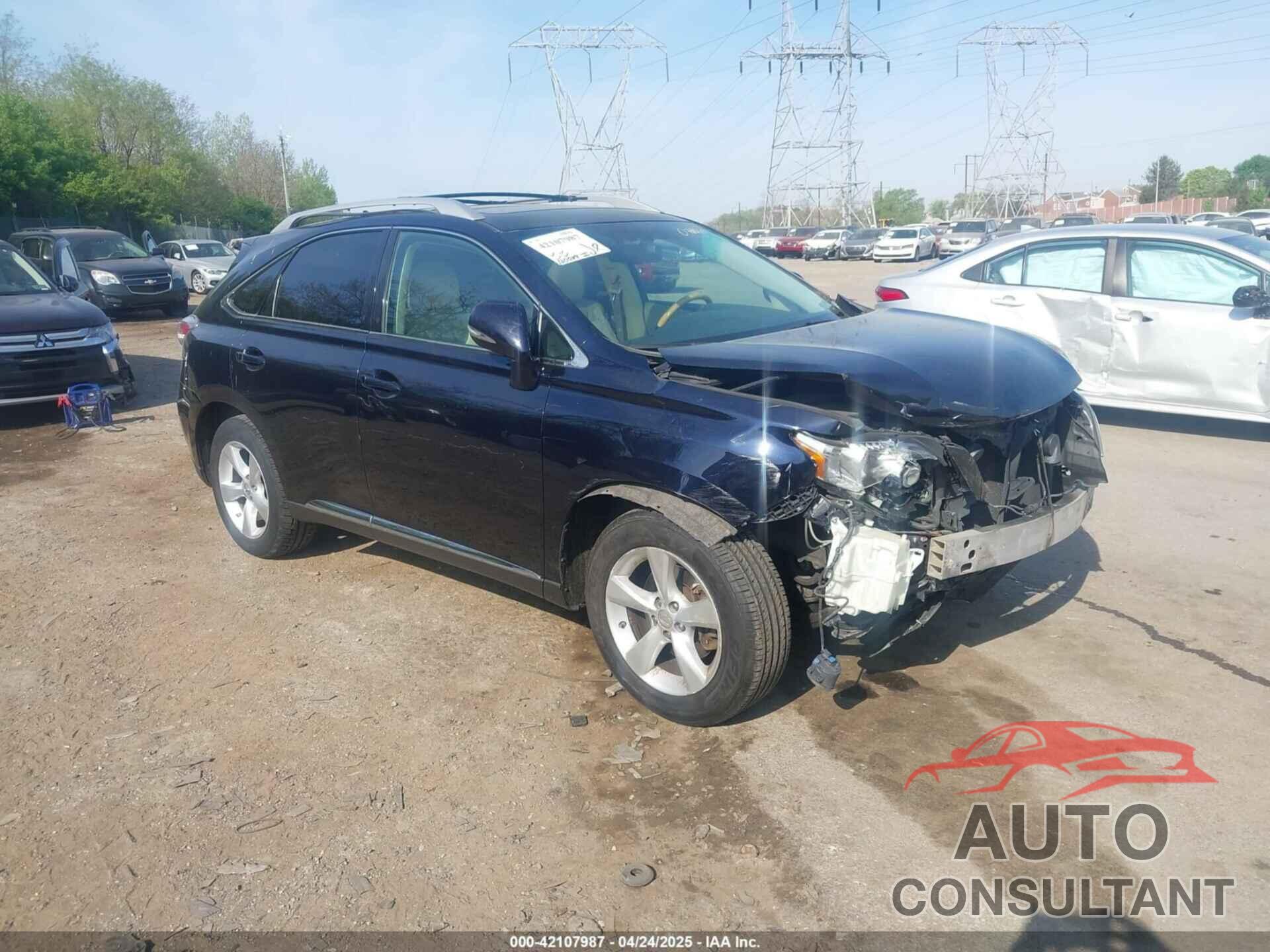 LEXUS RX 350 2010 - 2T2BK1BA8AC071061