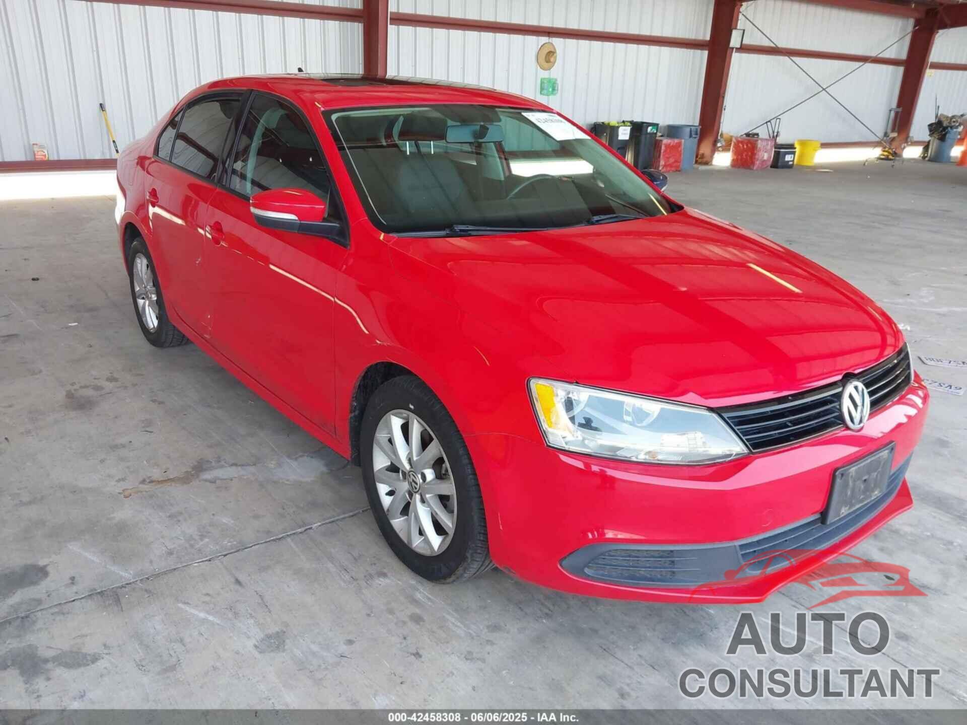 VOLKSWAGEN JETTA 2012 - 3VWDP7AJ0CM370635