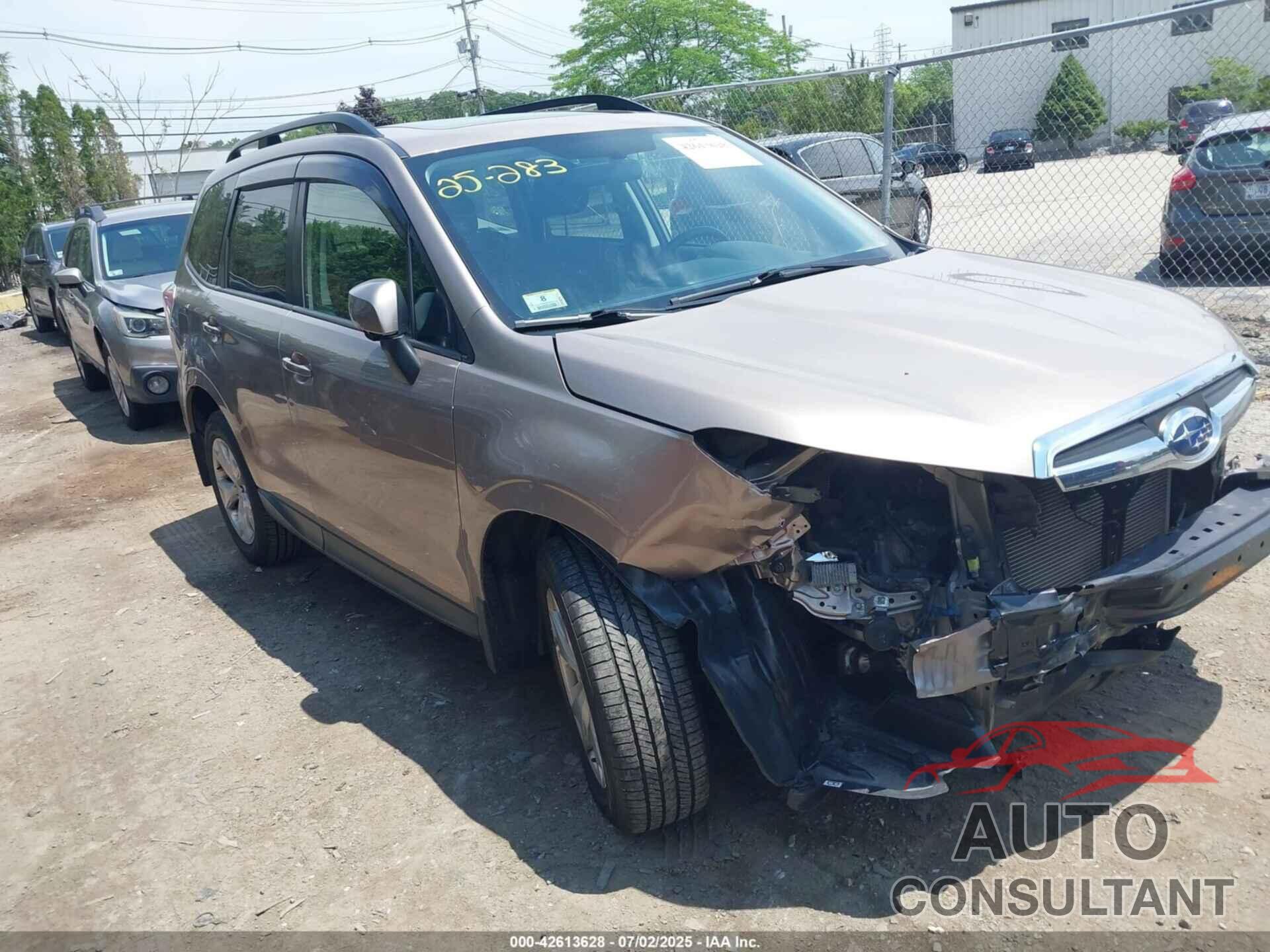 SUBARU FORESTER 2015 - JF2SJADC1FH557284