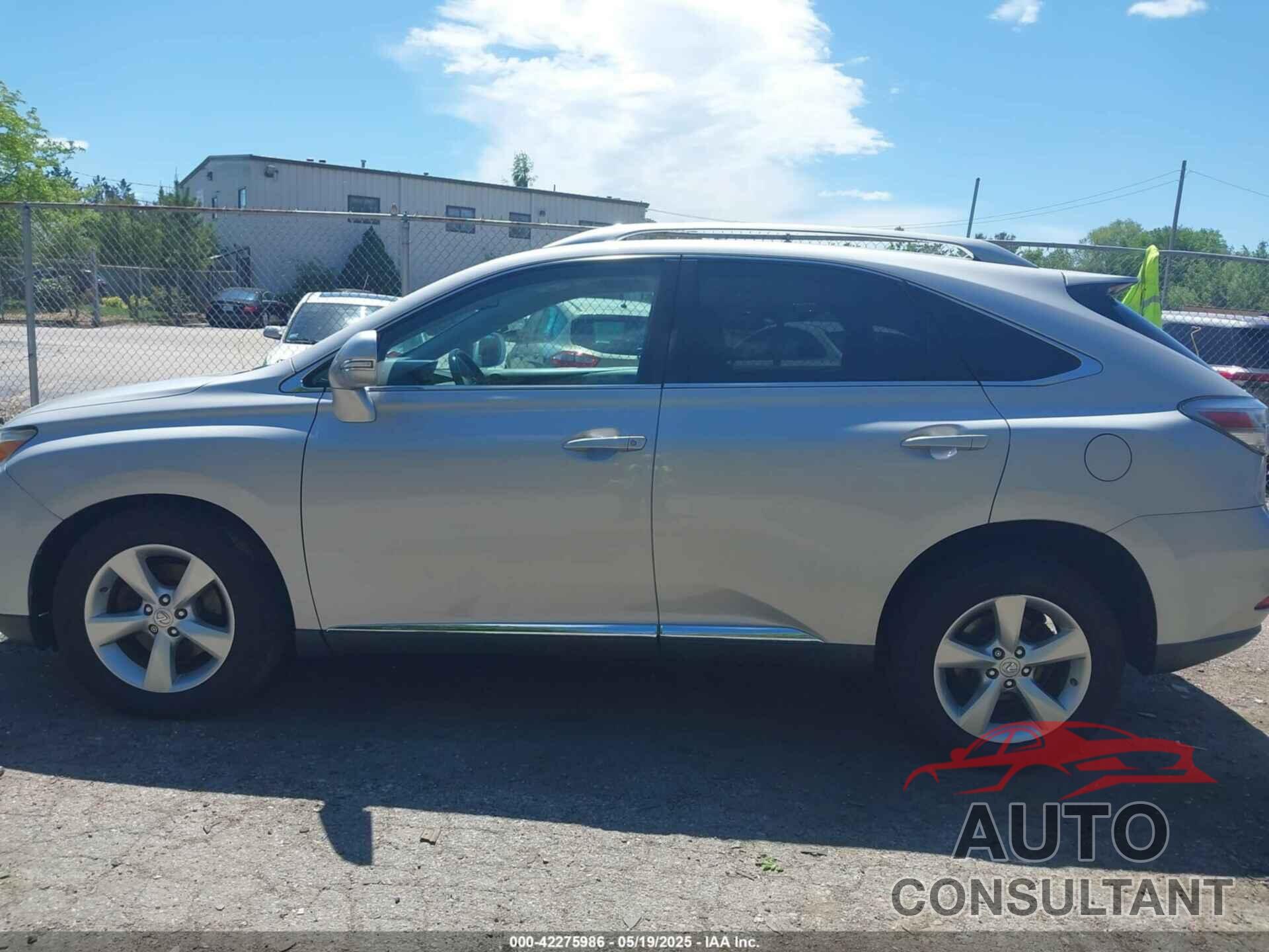 LEXUS RX 350 2010 - 2T2BK1BA0AC020105