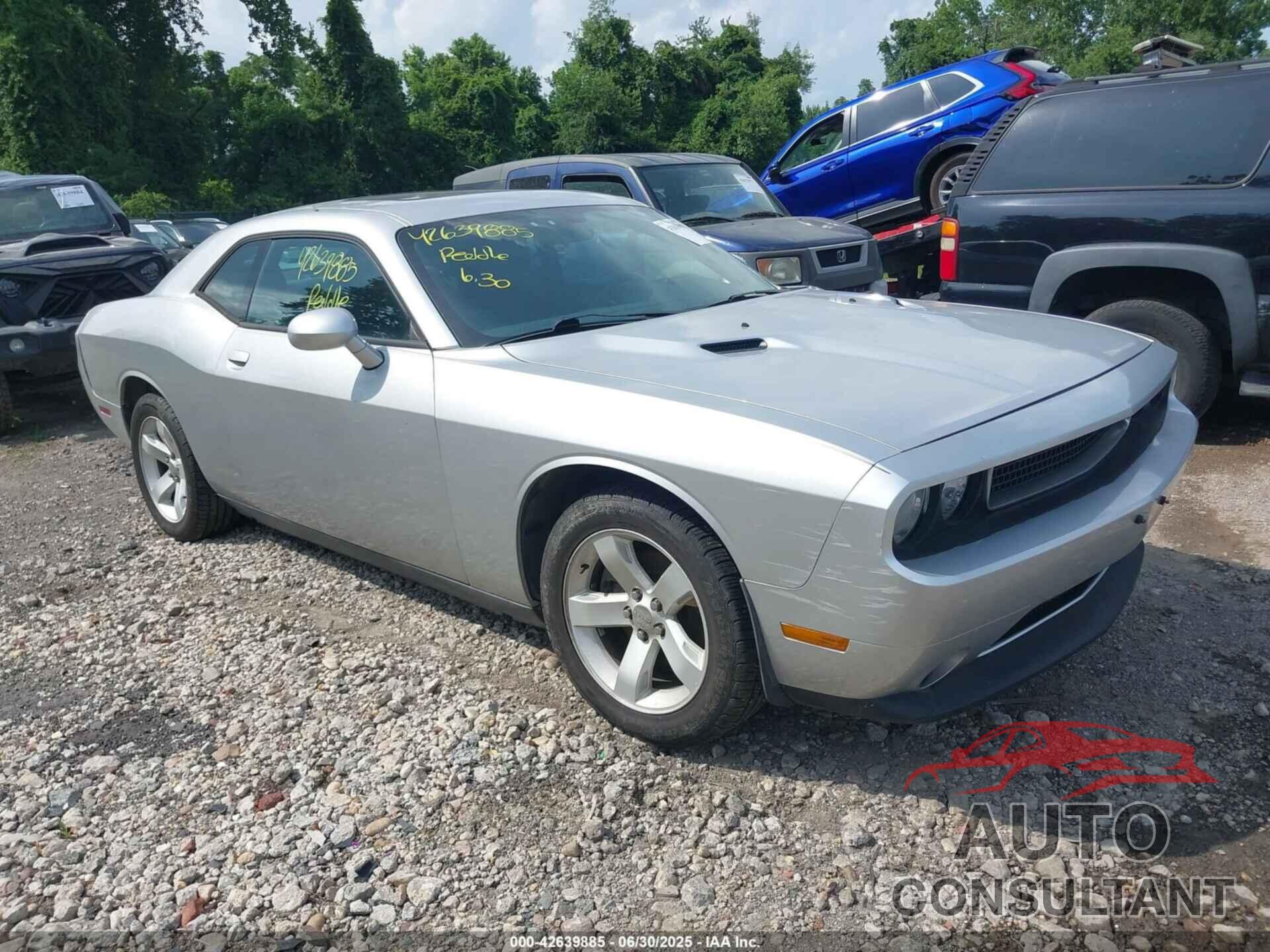 DODGE CHALLENGER 2012 - 2C3CDYAG0CH232212