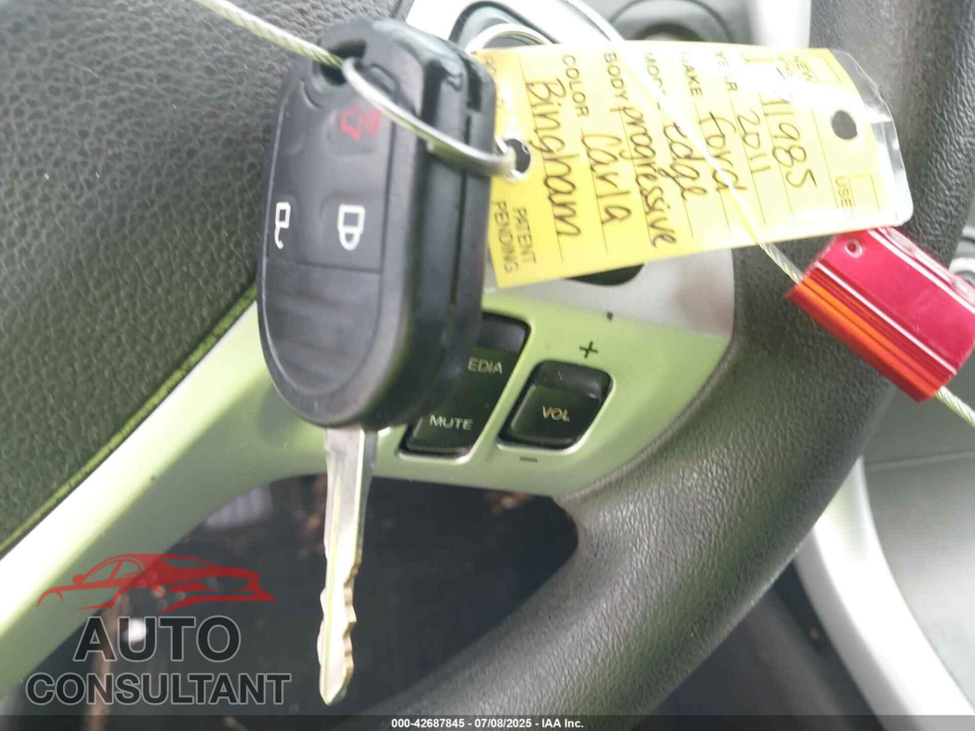 FORD EDGE 2011 - 2FMDK3GC8BBA97877