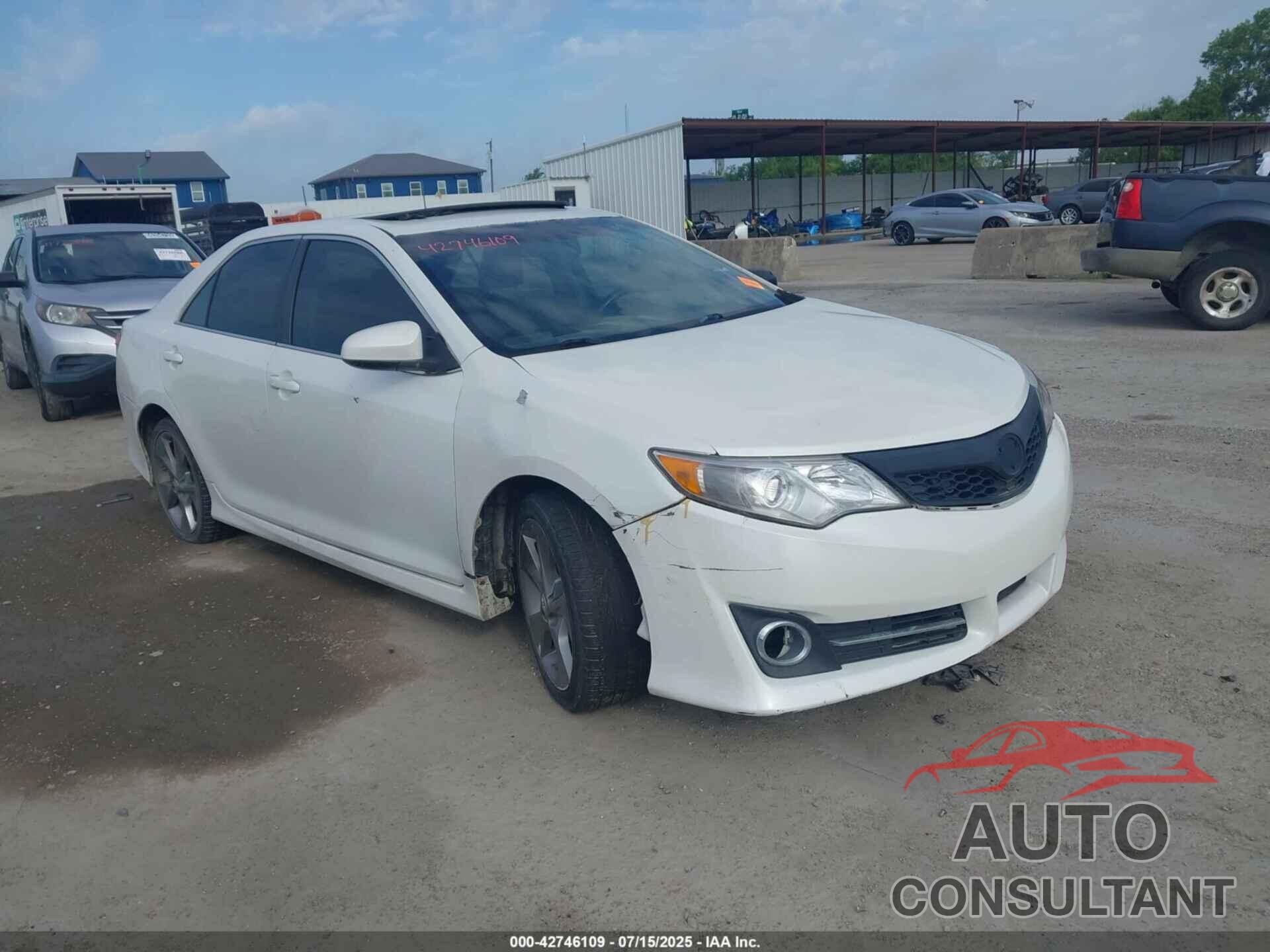 TOYOTA CAMRY 2012 - 4T1BF1FKXCU625276