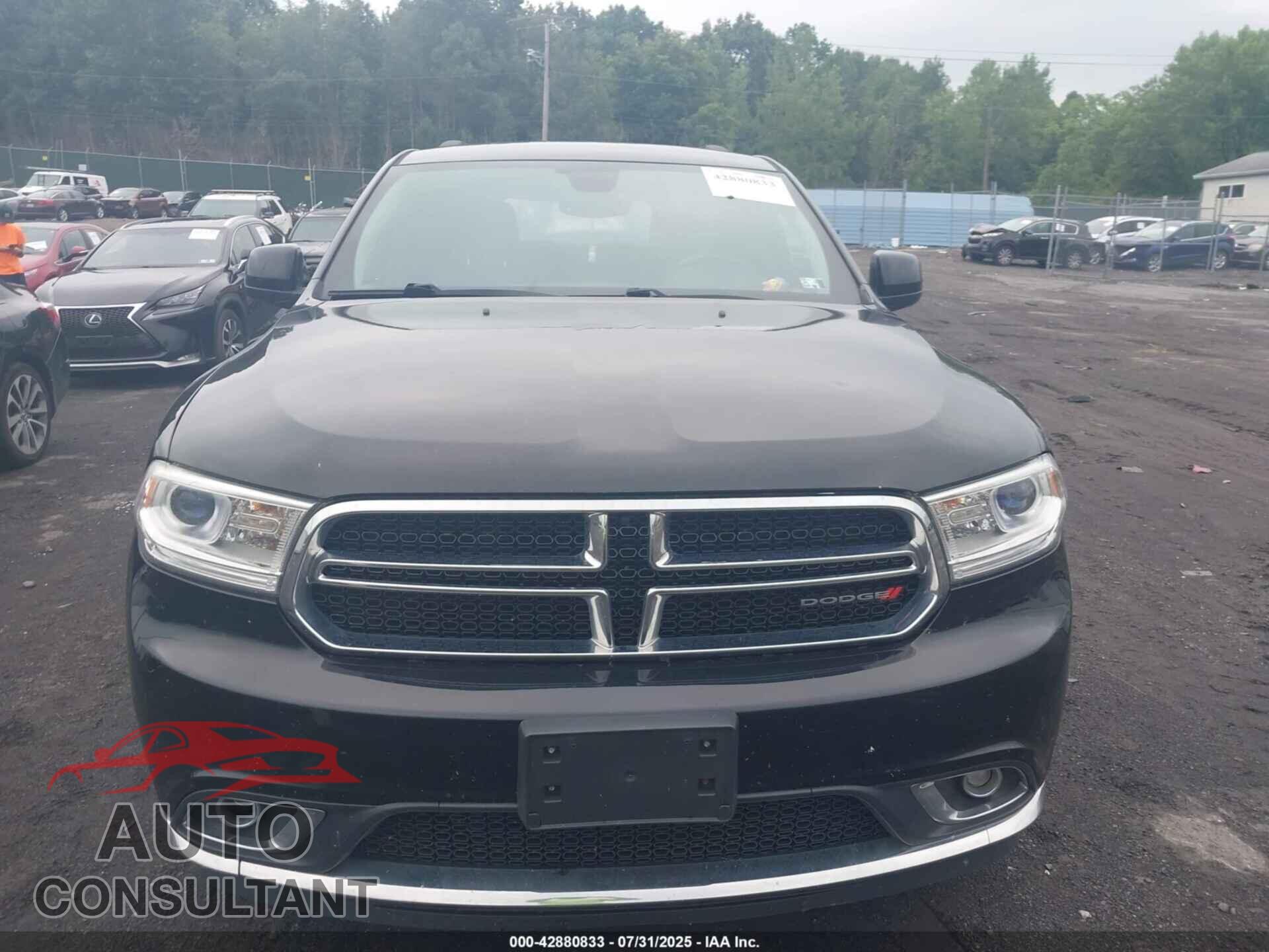 DODGE DURANGO 2017 - 1C4RDJAG2HC908117