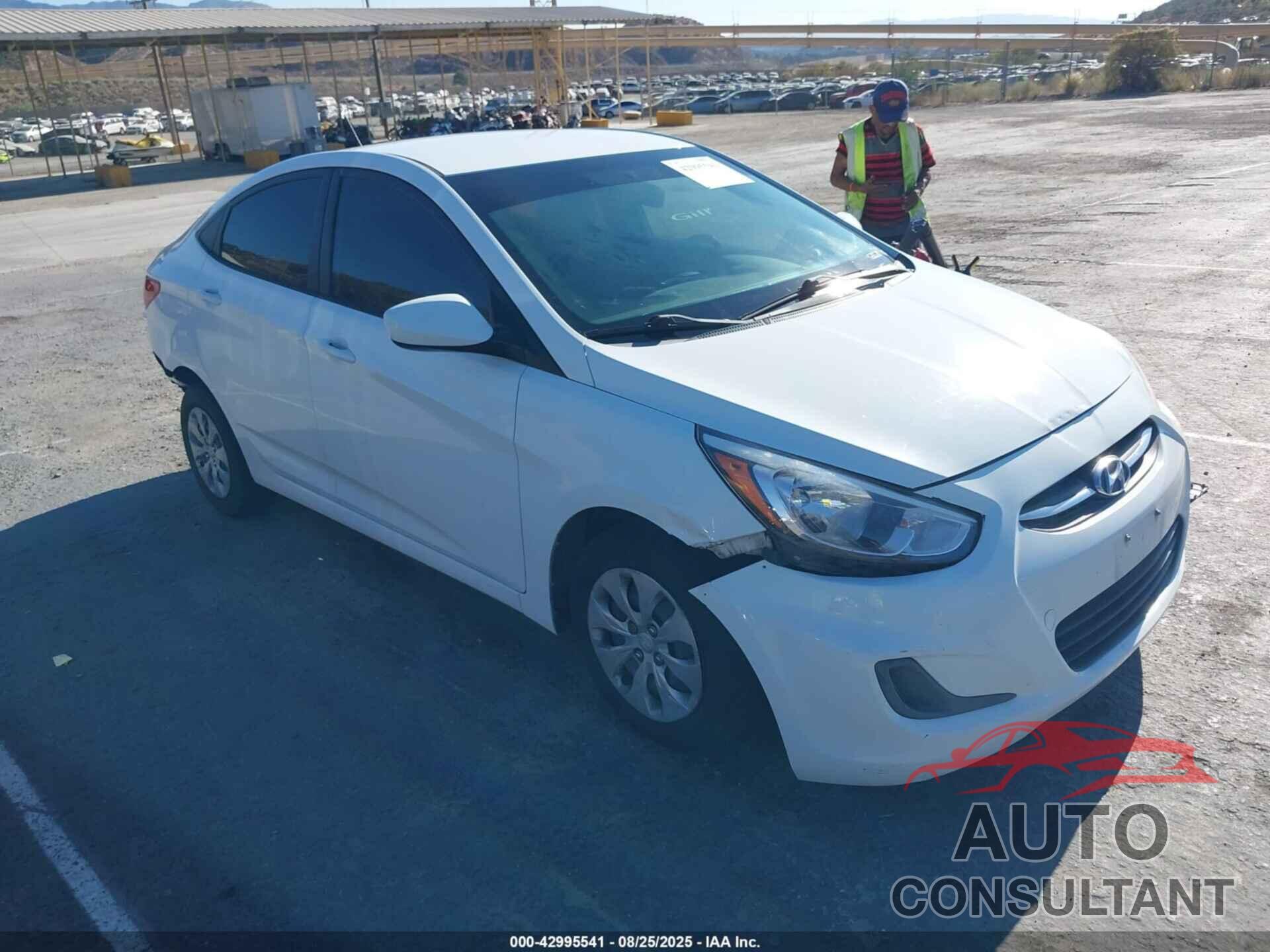 HYUNDAI ACCENT 2016 - KMHCT4AE6GU955695