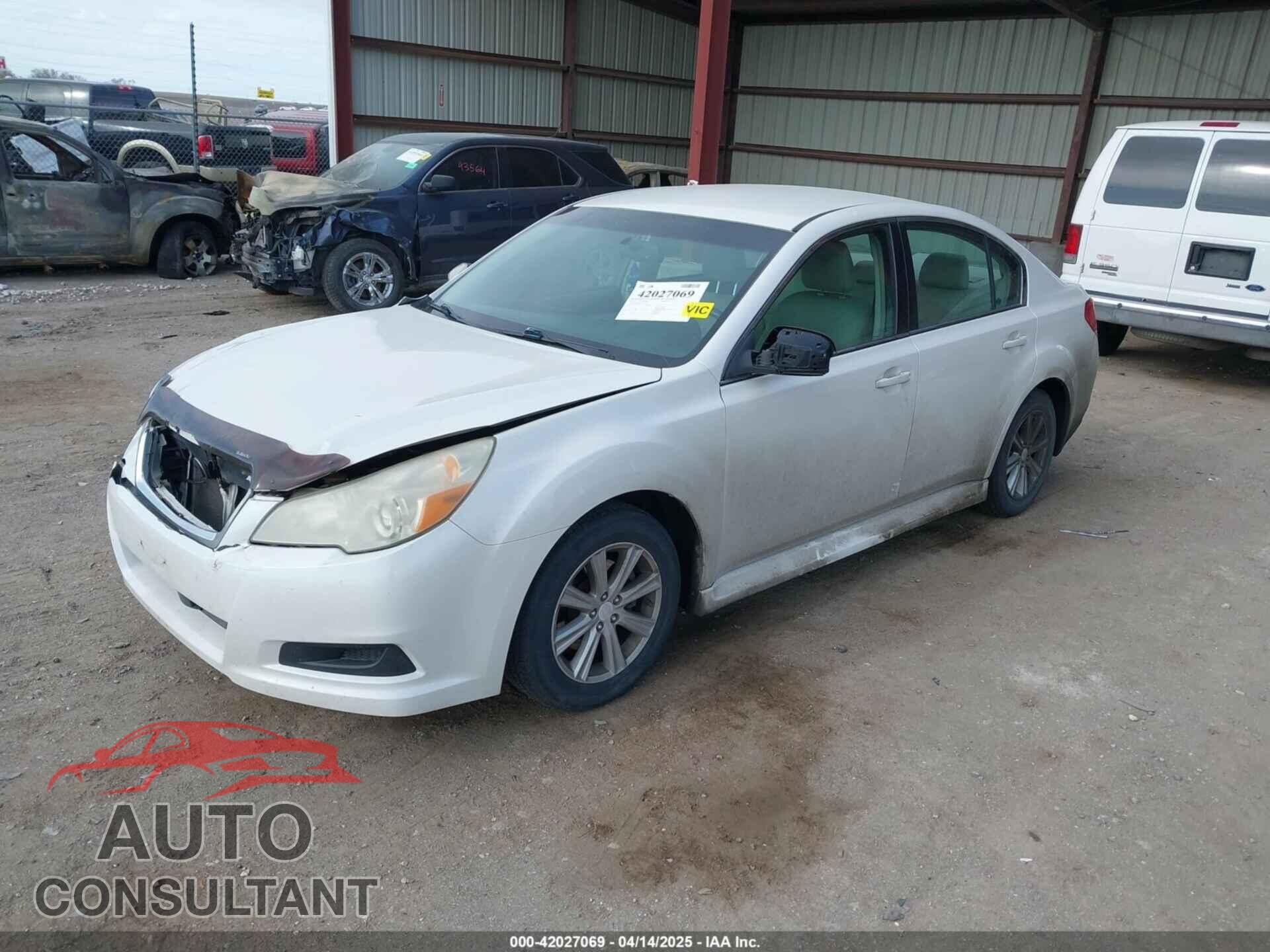 SUBARU LEGACY 2010 - 4S3BMCB60A3214552