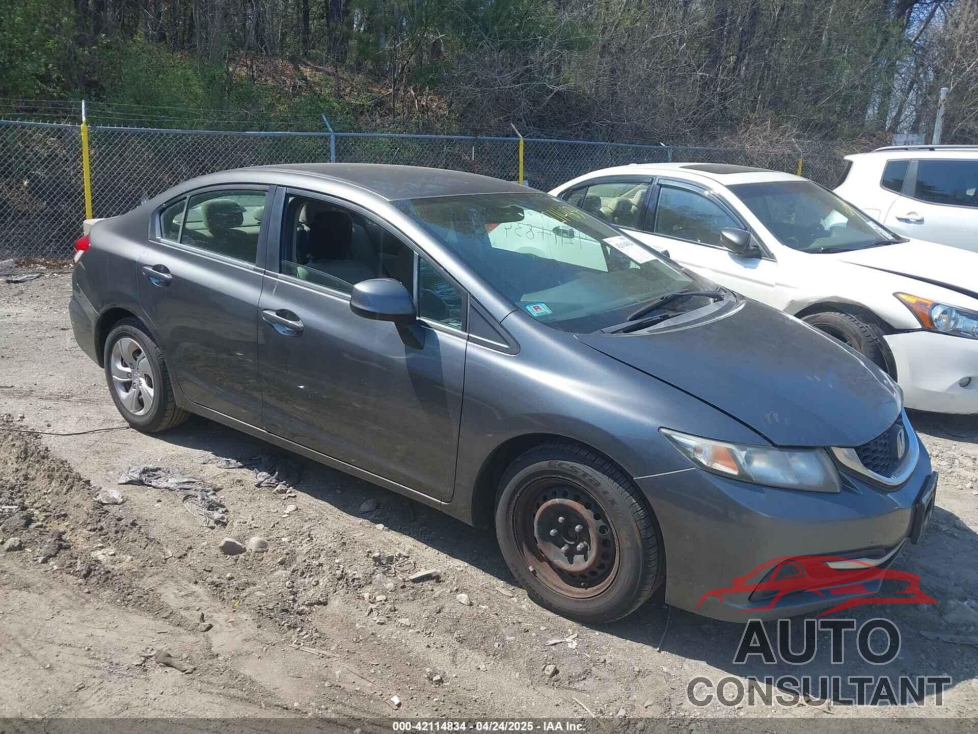 HONDA CIVIC 2013 - 2HGFB2F59DH524429