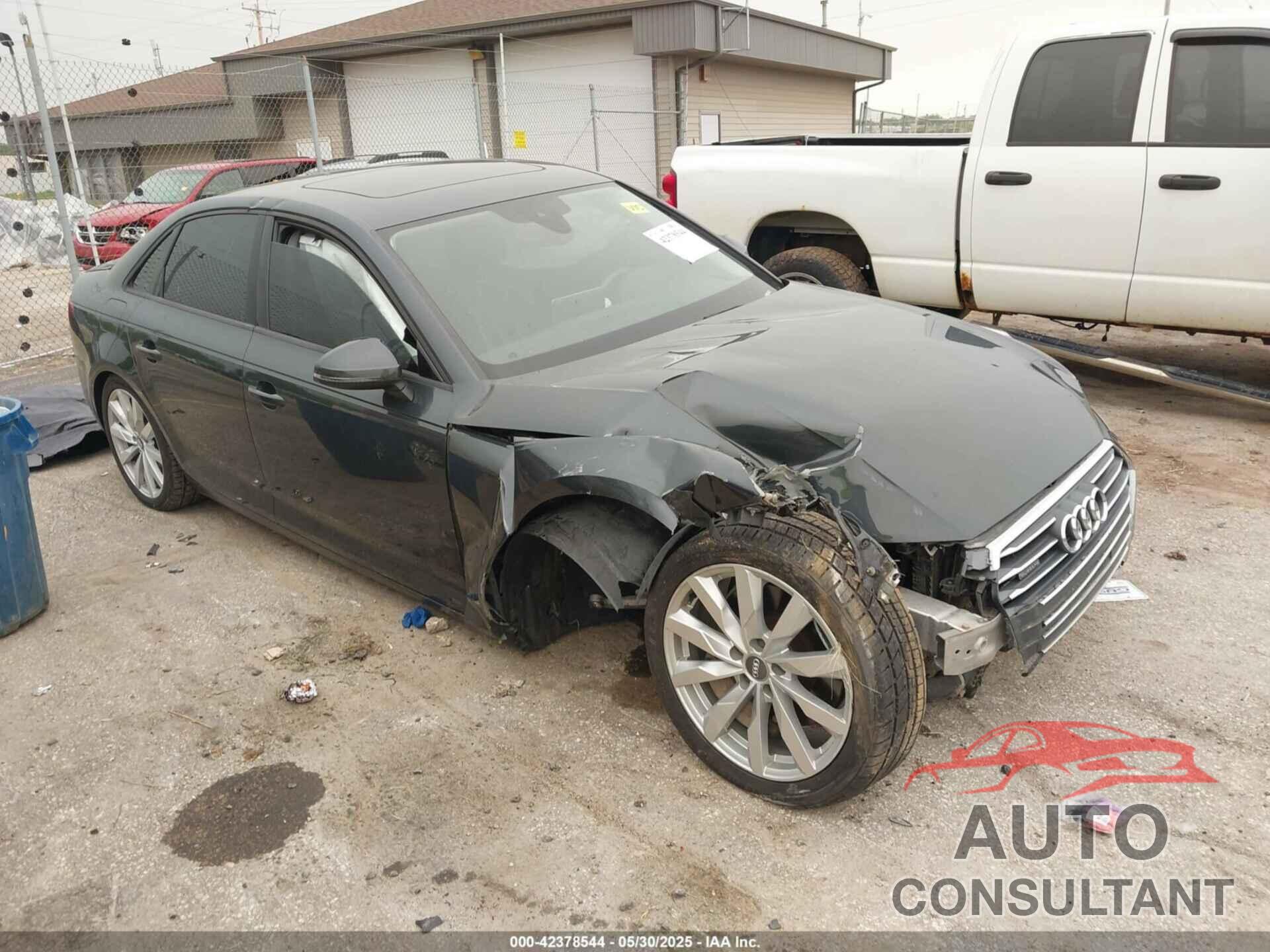 AUDI A4 2017 - WAUANAF4XHN007622