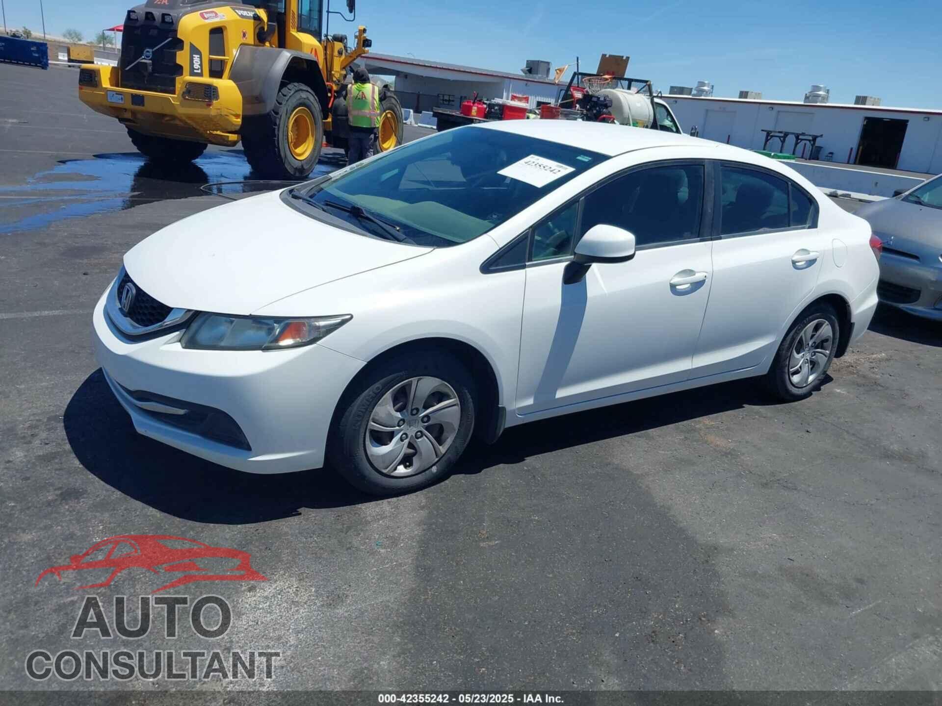 HONDA CIVIC 2013 - 19XFB2F58DE047700