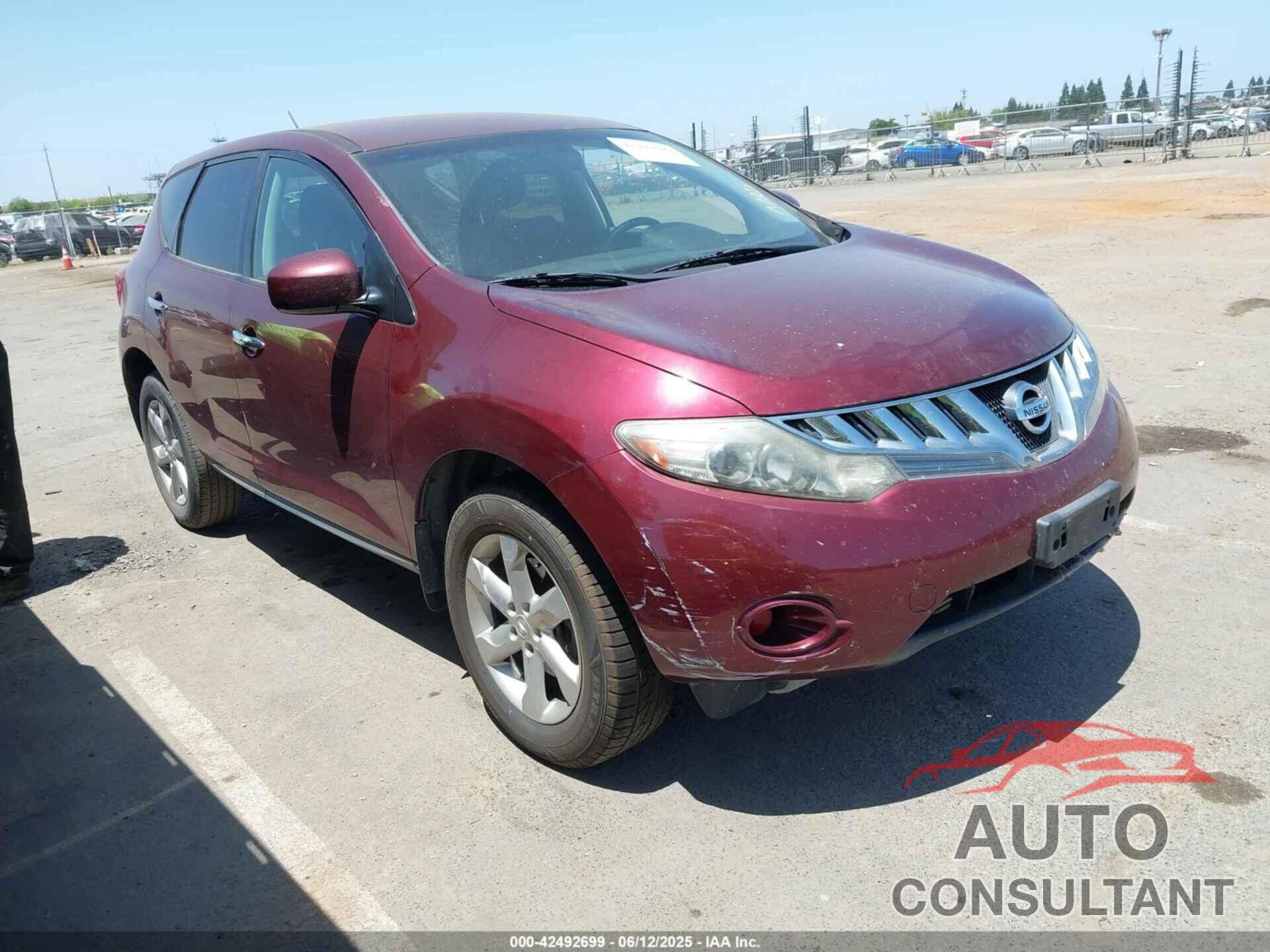 NISSAN MURANO 2010 - JN8AZ1MW9AW100101