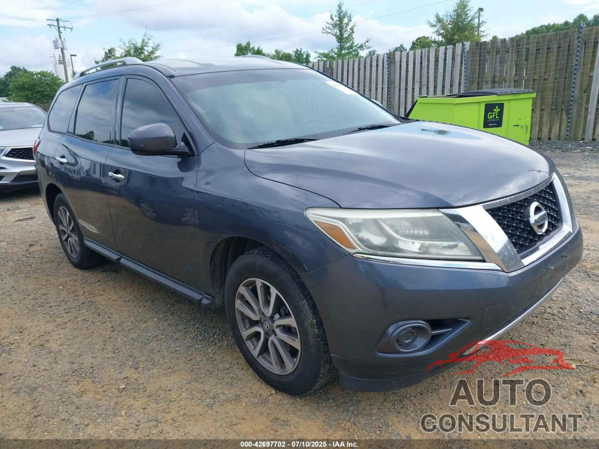 NISSAN PATHFINDER 2013 - 5N1AR2MM0DC664317