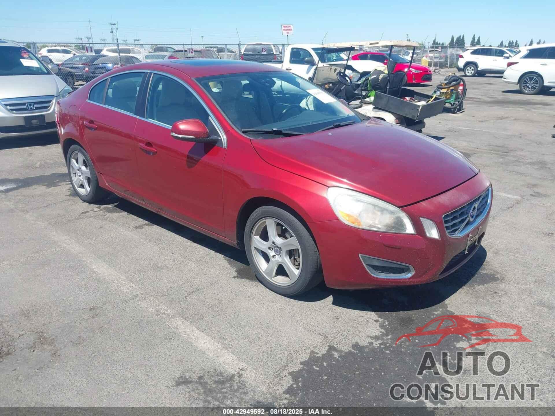 VOLVO S60 2012 - YV1622FS1C2051230