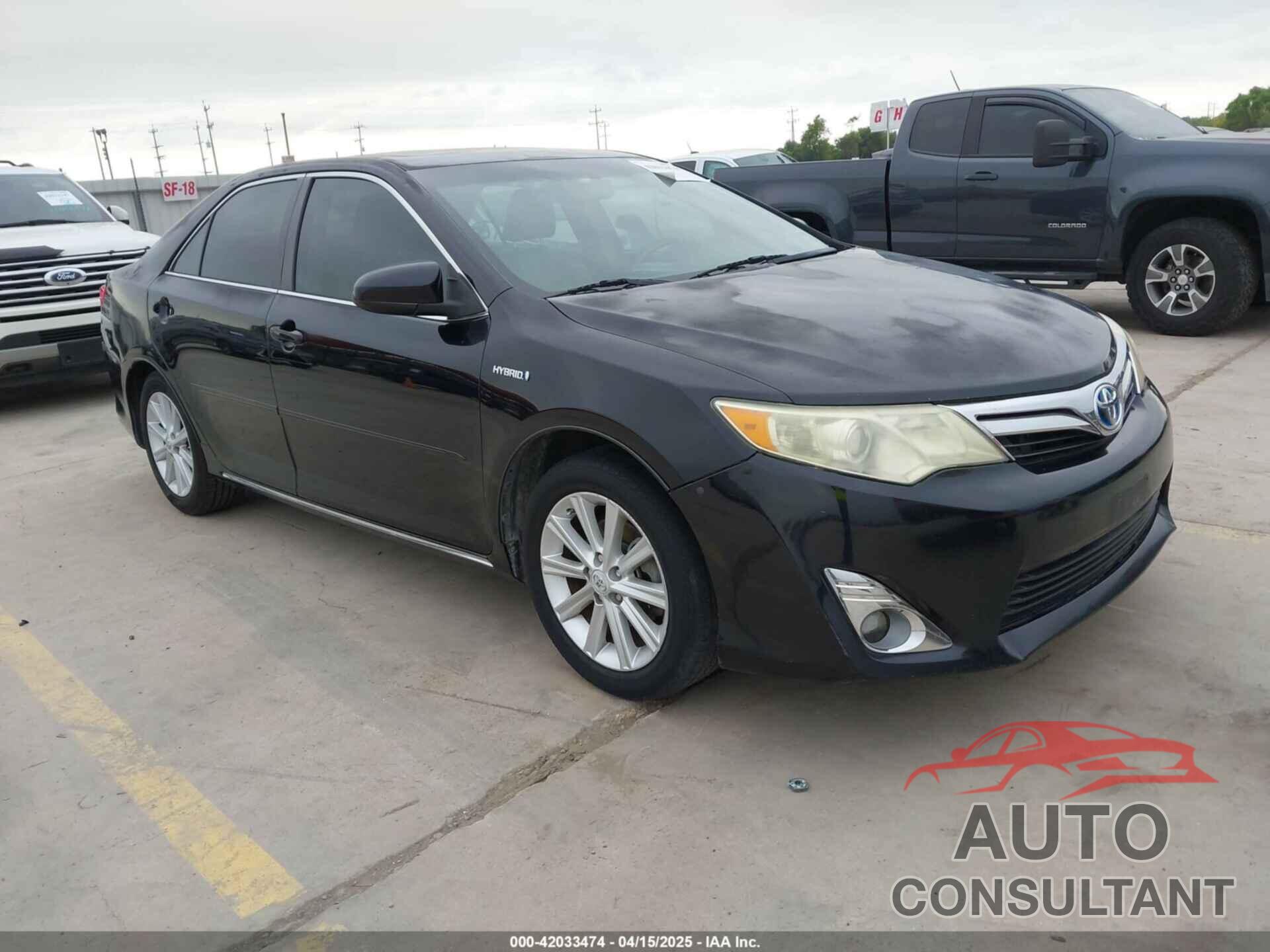 TOYOTA CAMRY HYBRID 2012 - 4T1BD1FK3CU053327
