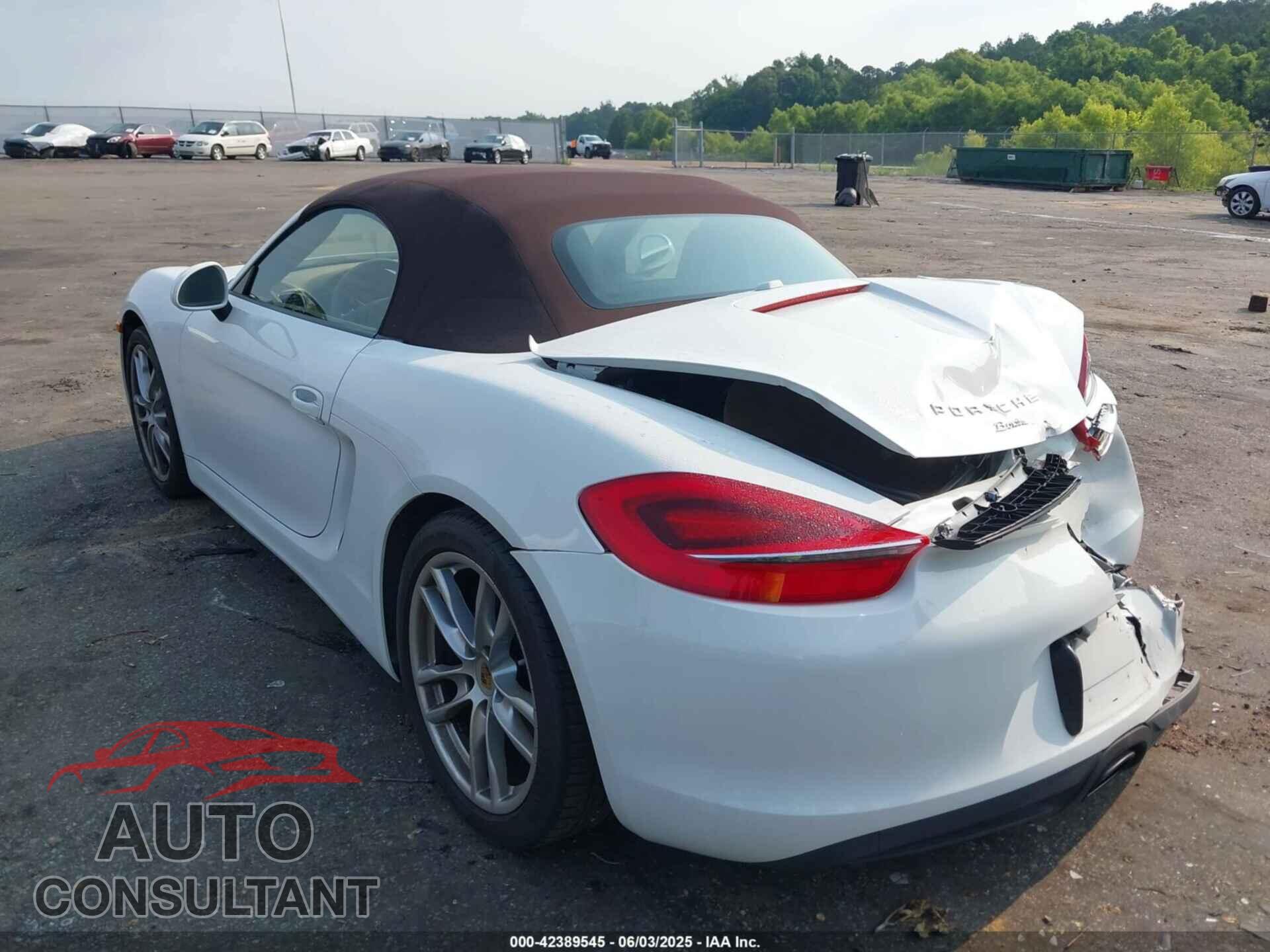 PORSCHE BOXSTER 2014 - WP0CA2A80ES120371