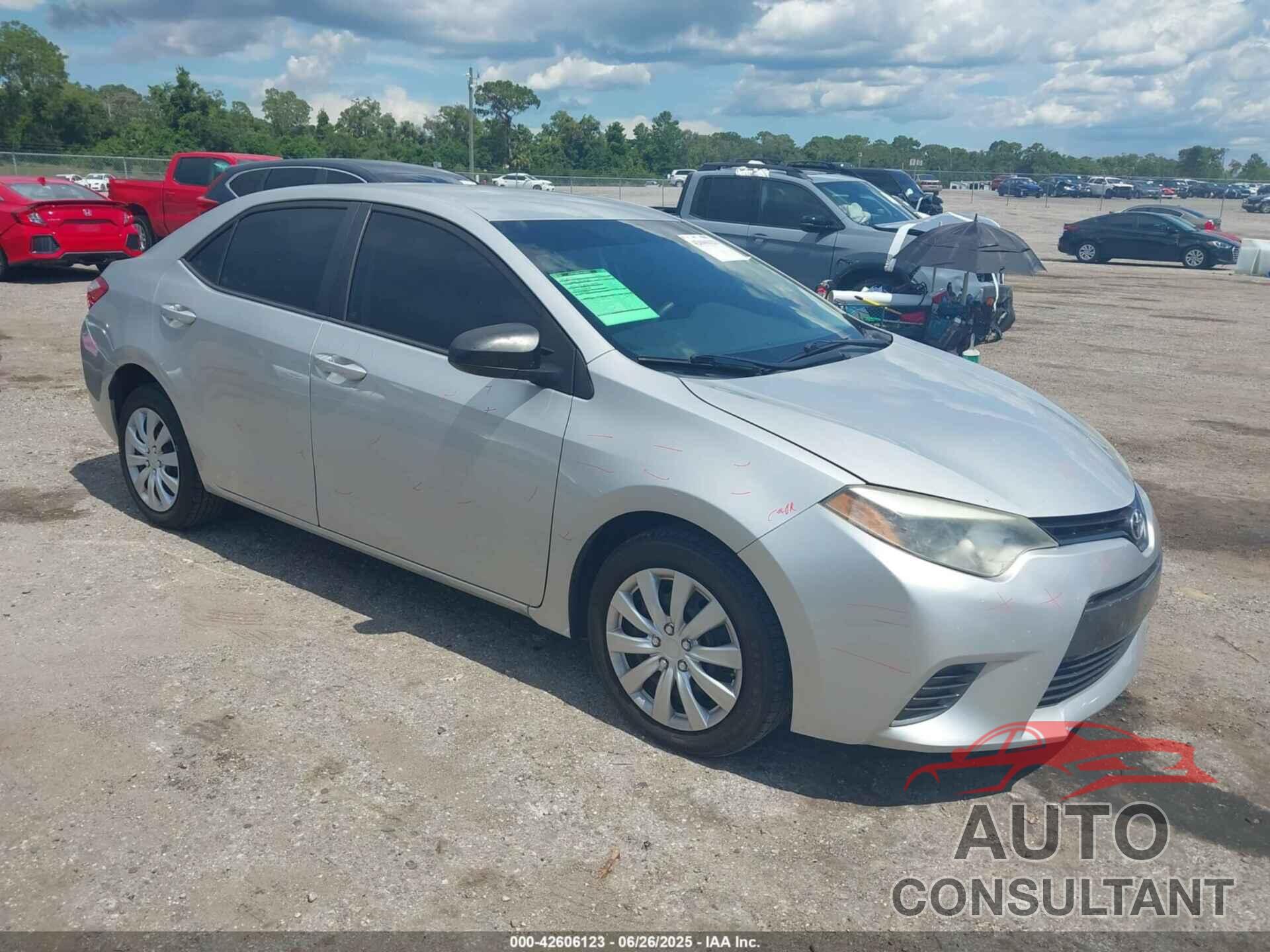 TOYOTA COROLLA 2015 - 5YFBURHE4FP265293
