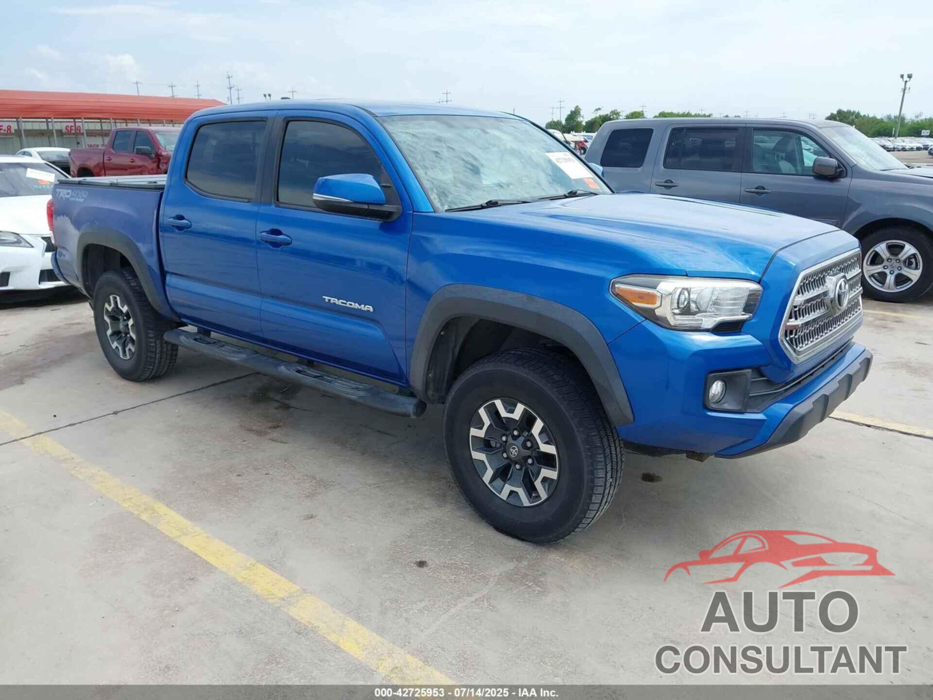 TOYOTA TACOMA 2017 - 3TMCZ5AN9HM075072