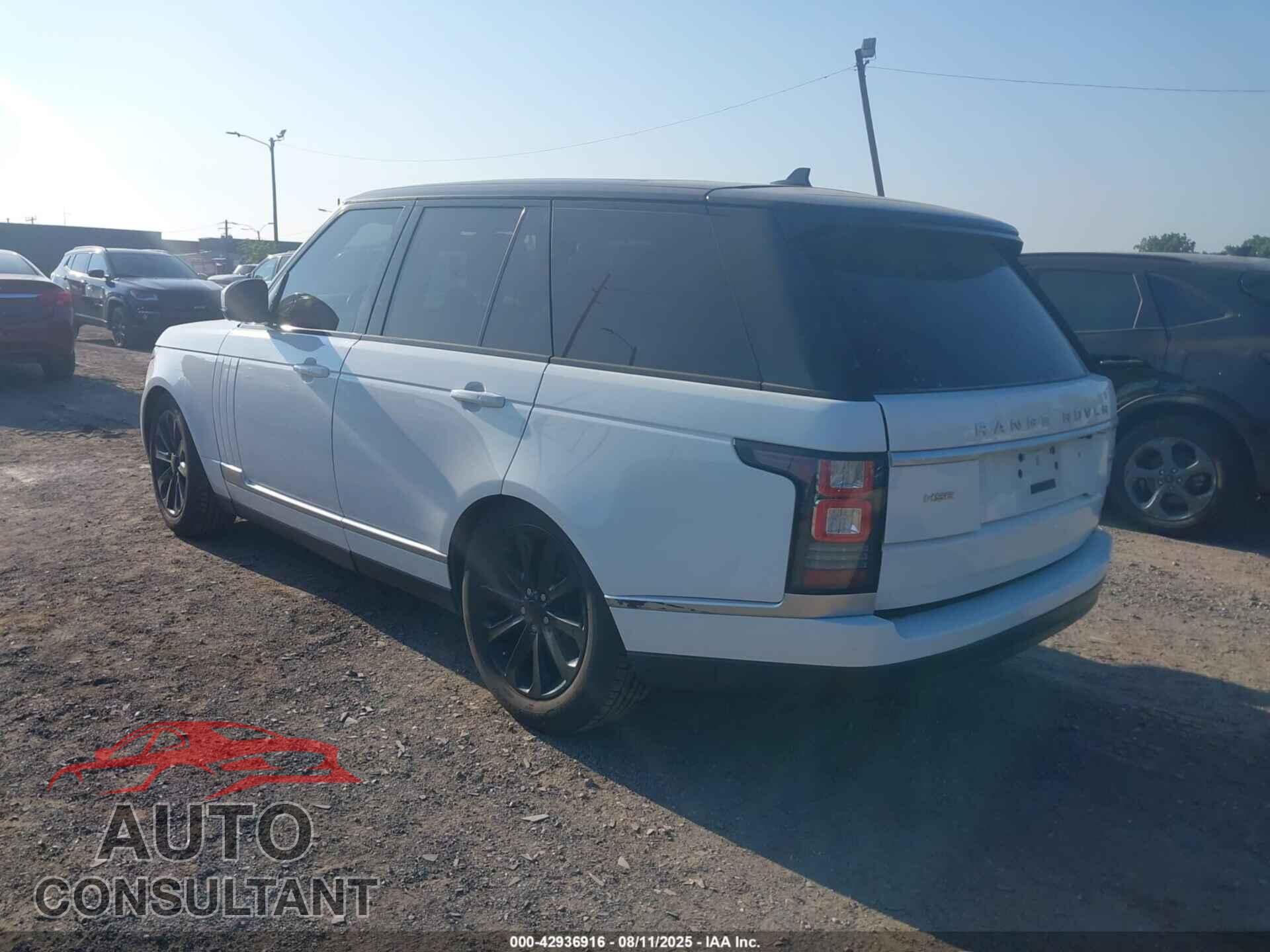 LAND ROVER RANGE ROVER 2016 - SALGS2VFXGA261036