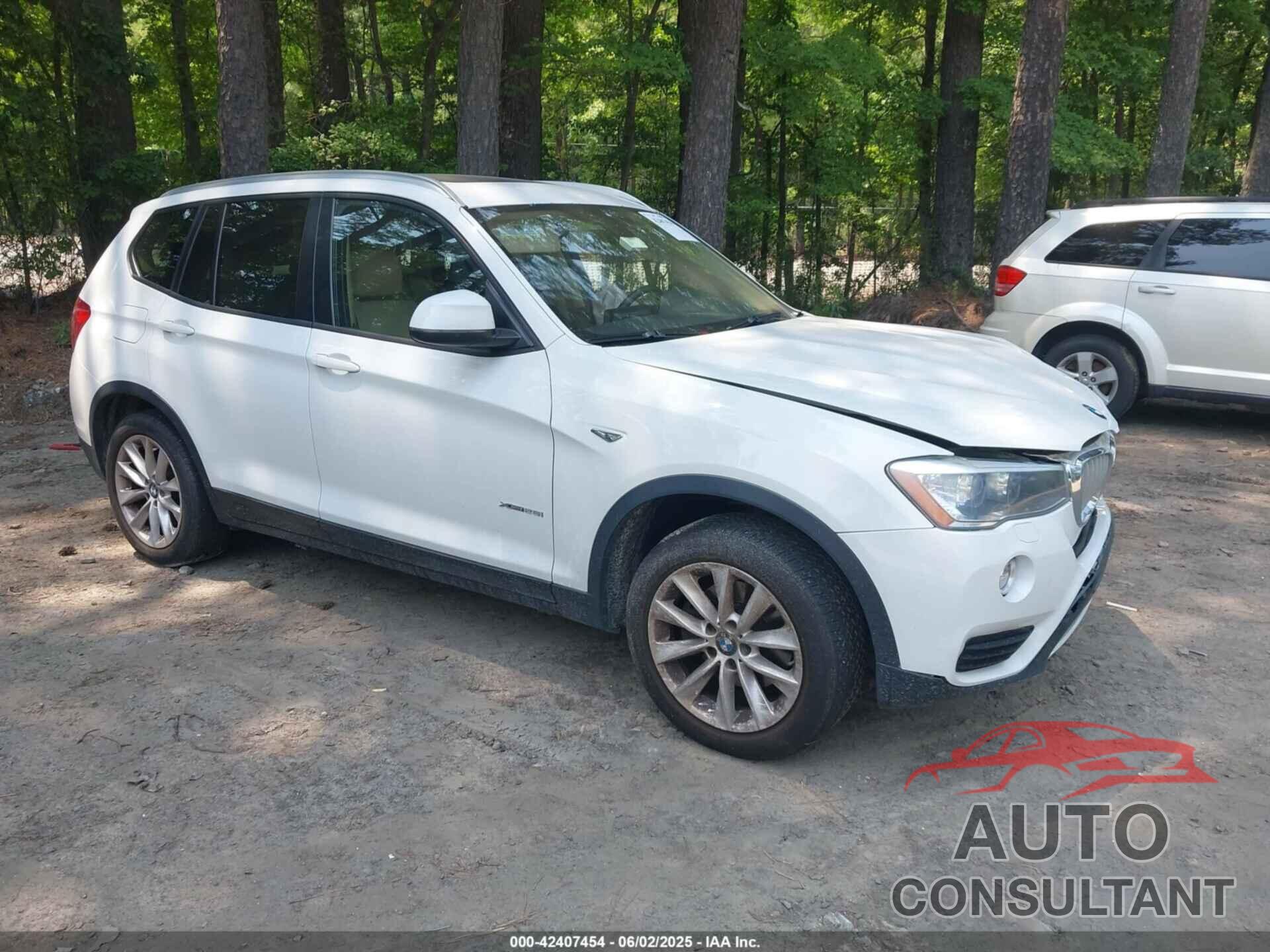 BMW X3 2016 - 5UXWX9C55G0D84239