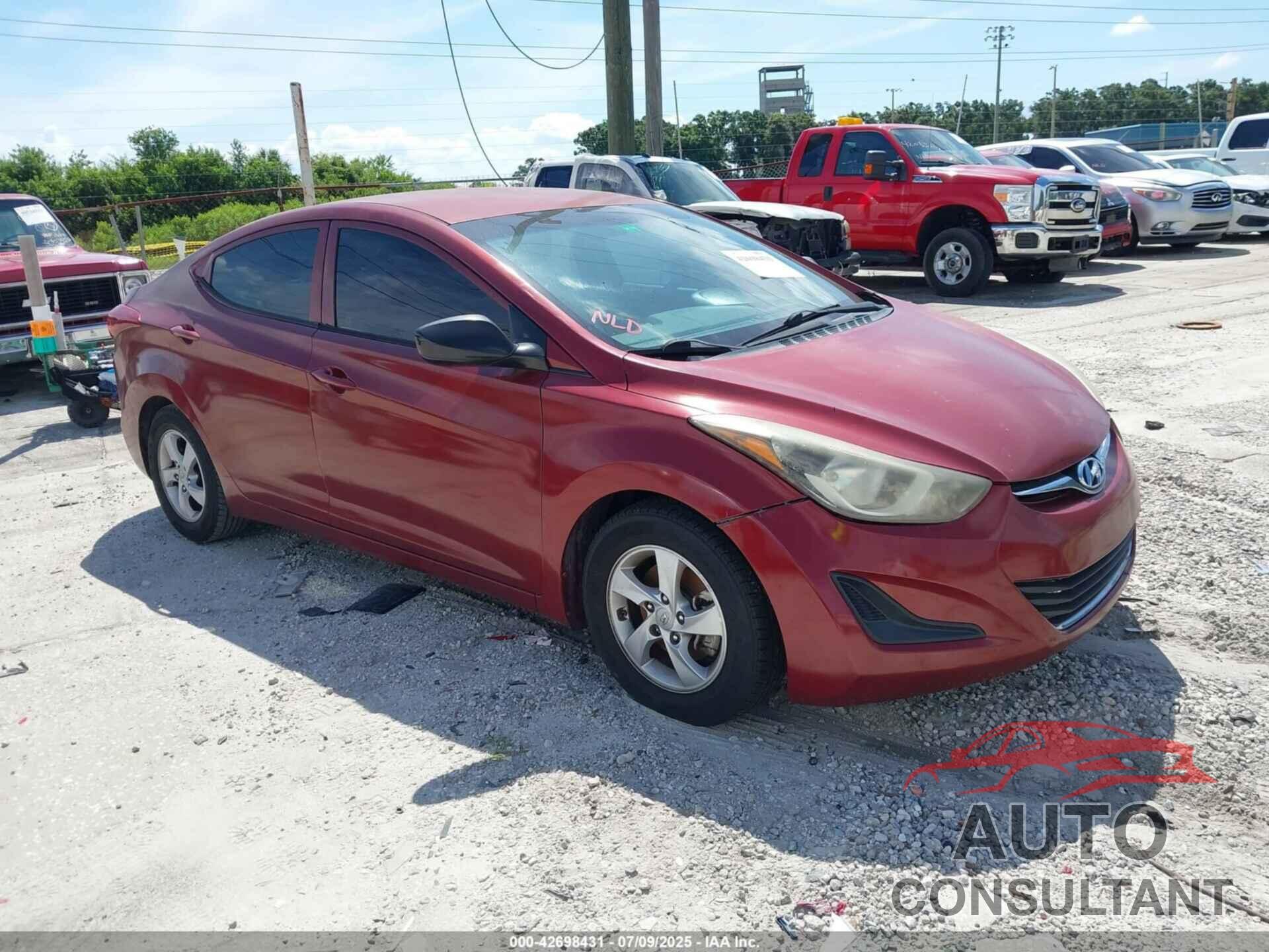 HYUNDAI ELANTRA 2015 - 5NPDH4AE5FH613173