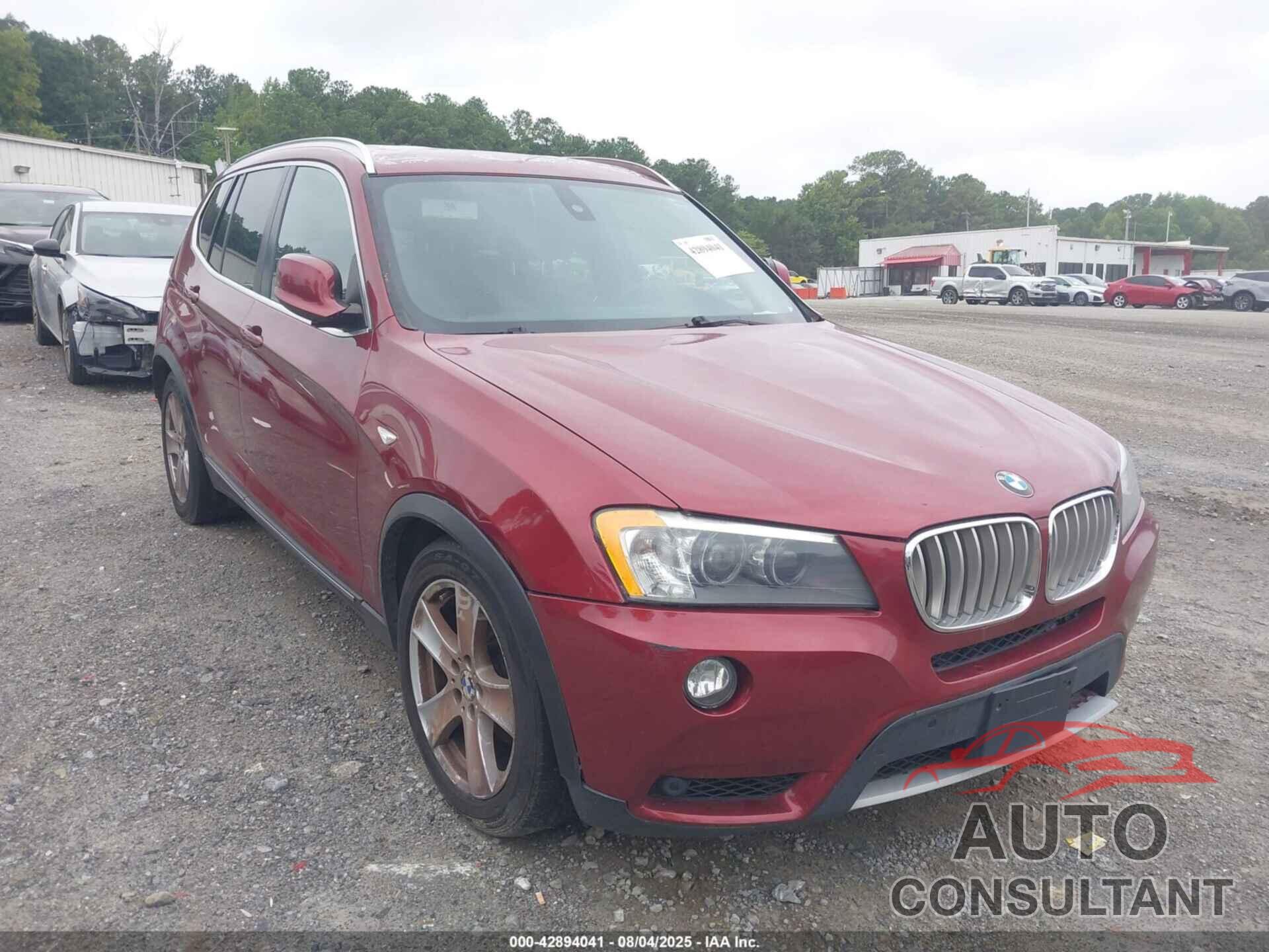 BMW X3 2012 - 5UXWX7C50CL889602