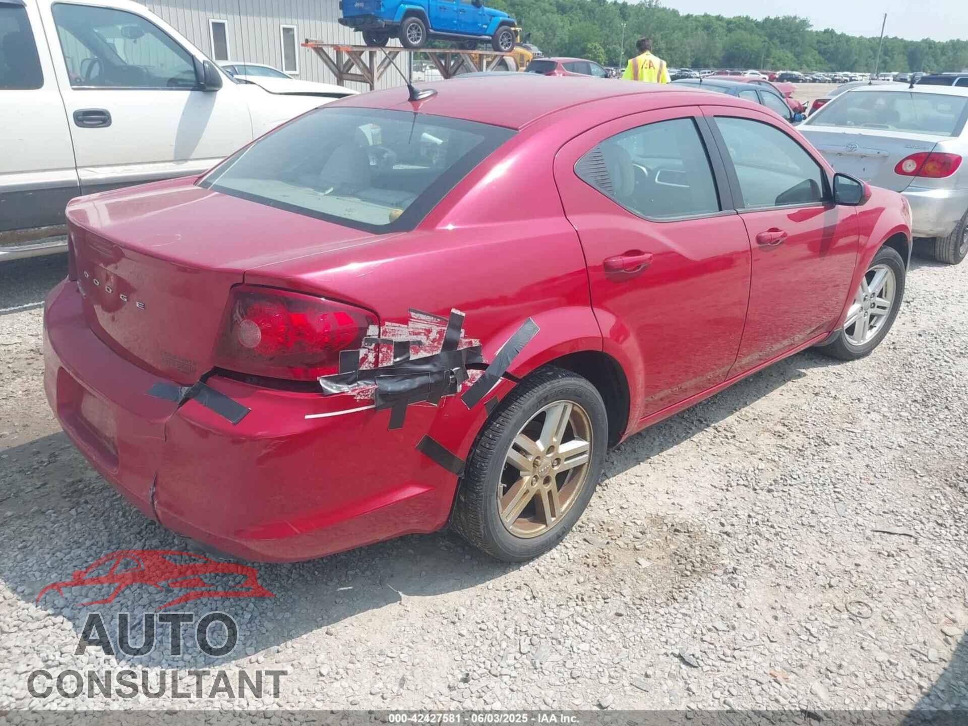 DODGE AVENGER 2011 - 1B3BD1FB3BN526450
