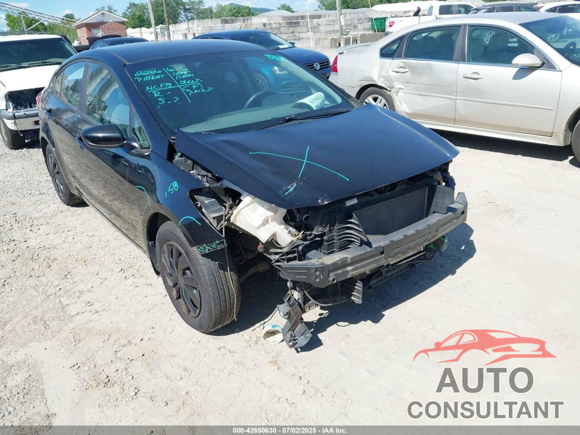 KIA FORTE 2017 - 3KPFK4A78HE060330
