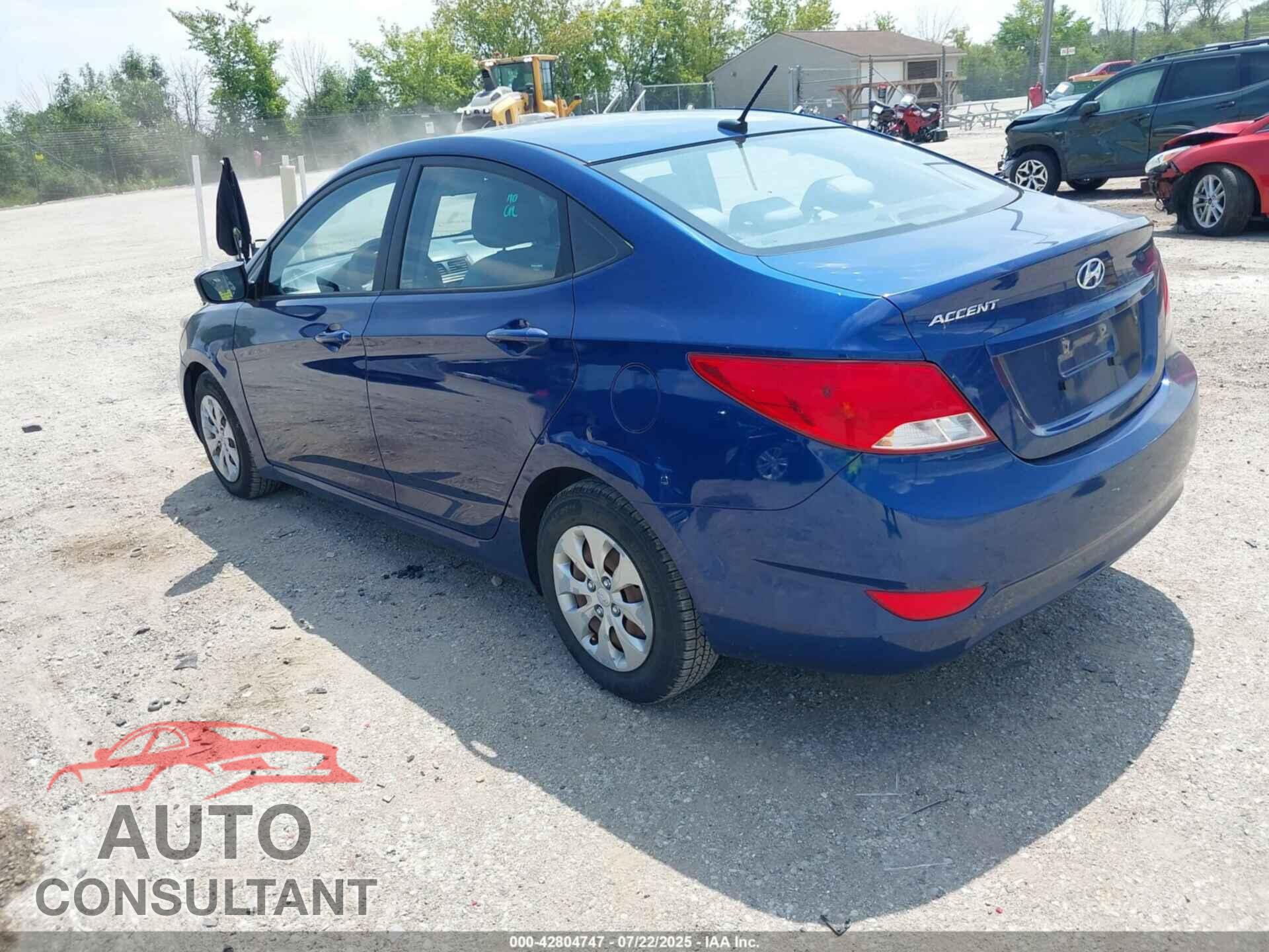 HYUNDAI ACCENT 2016 - KMHCT4AEXGU960477