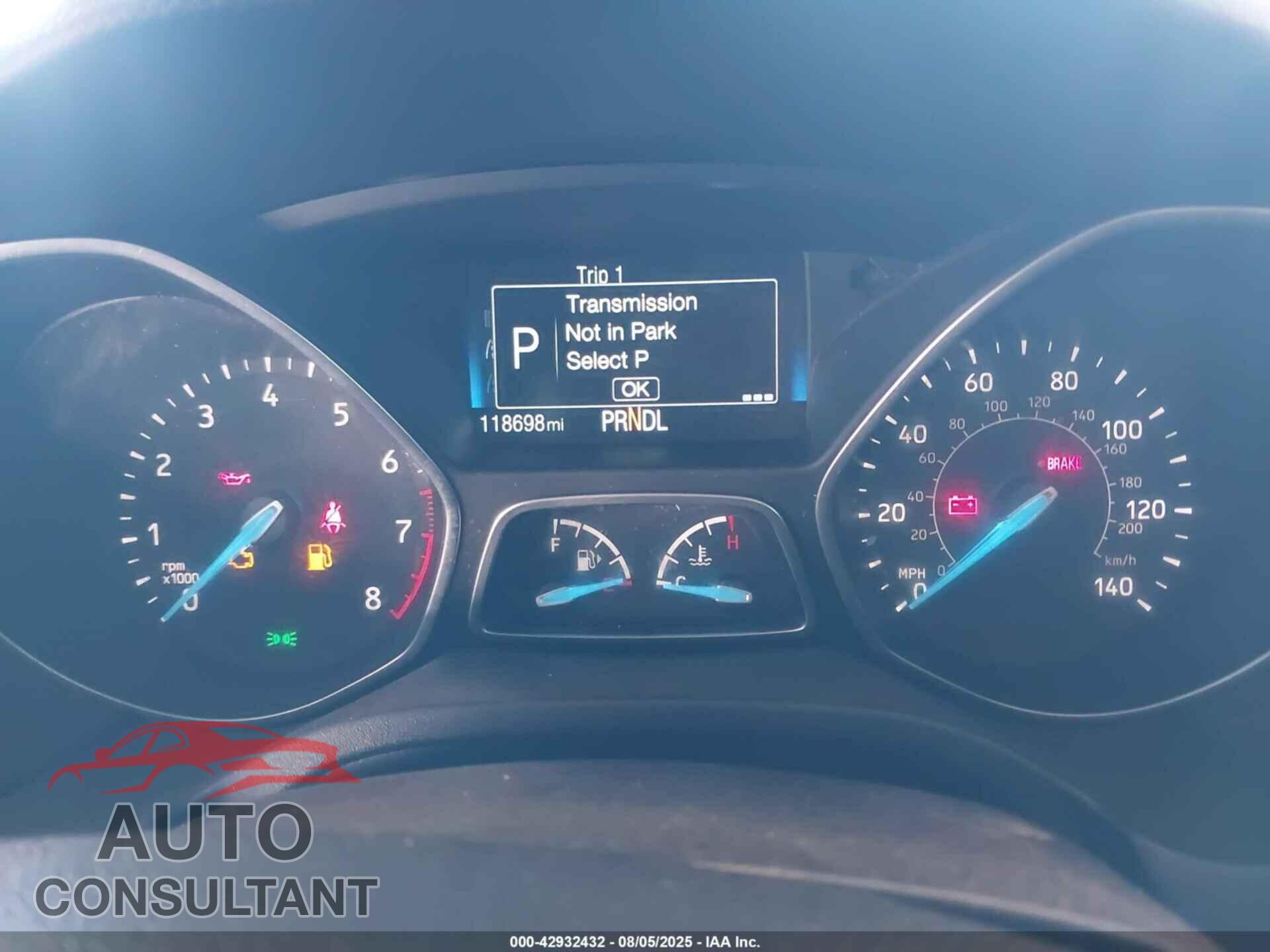 FORD FOCUS 2016 - 1FADP3E24GL399311