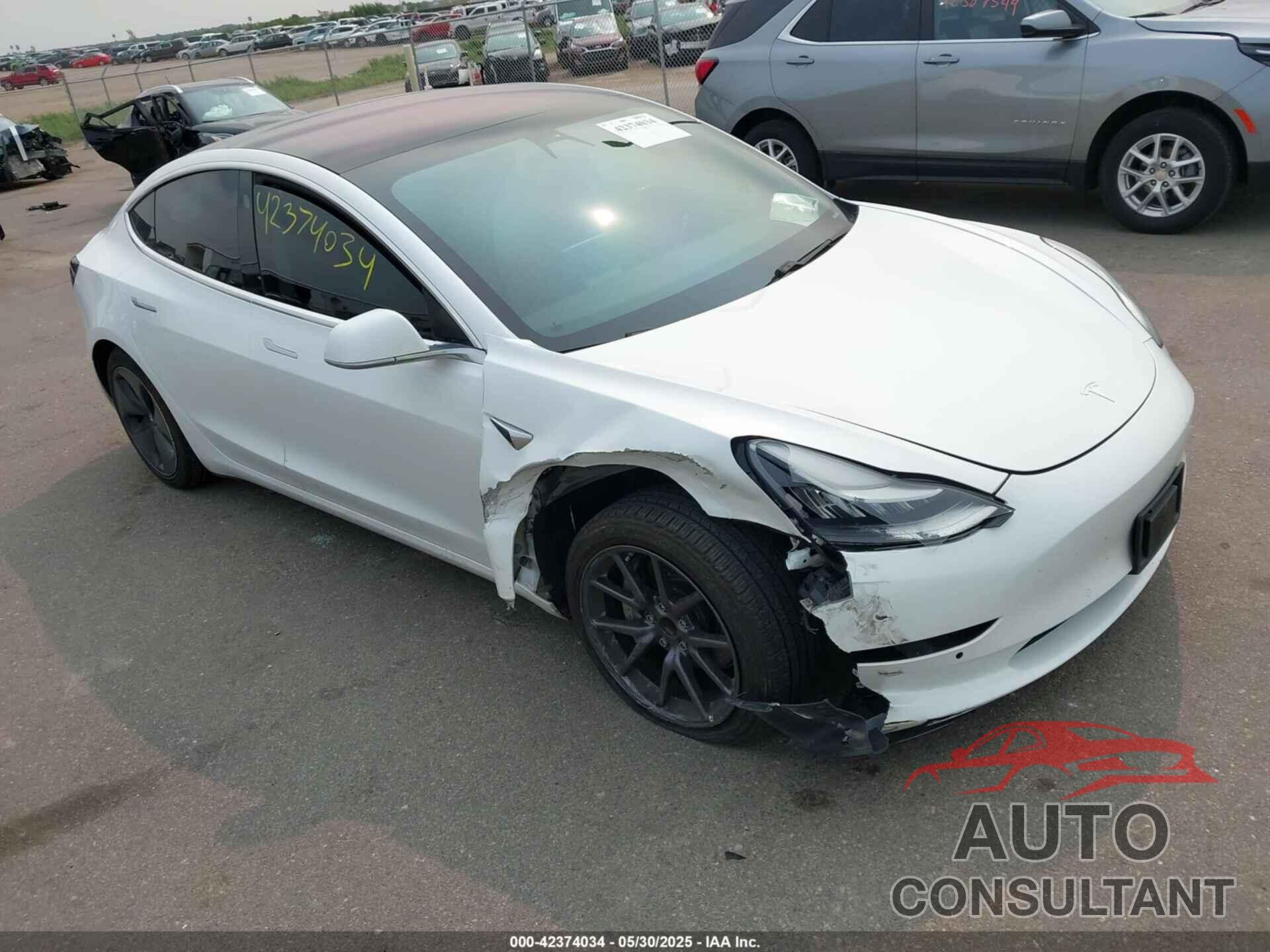 TESLA MODEL 3 2019 - 5YJ3E1EA1KF310118