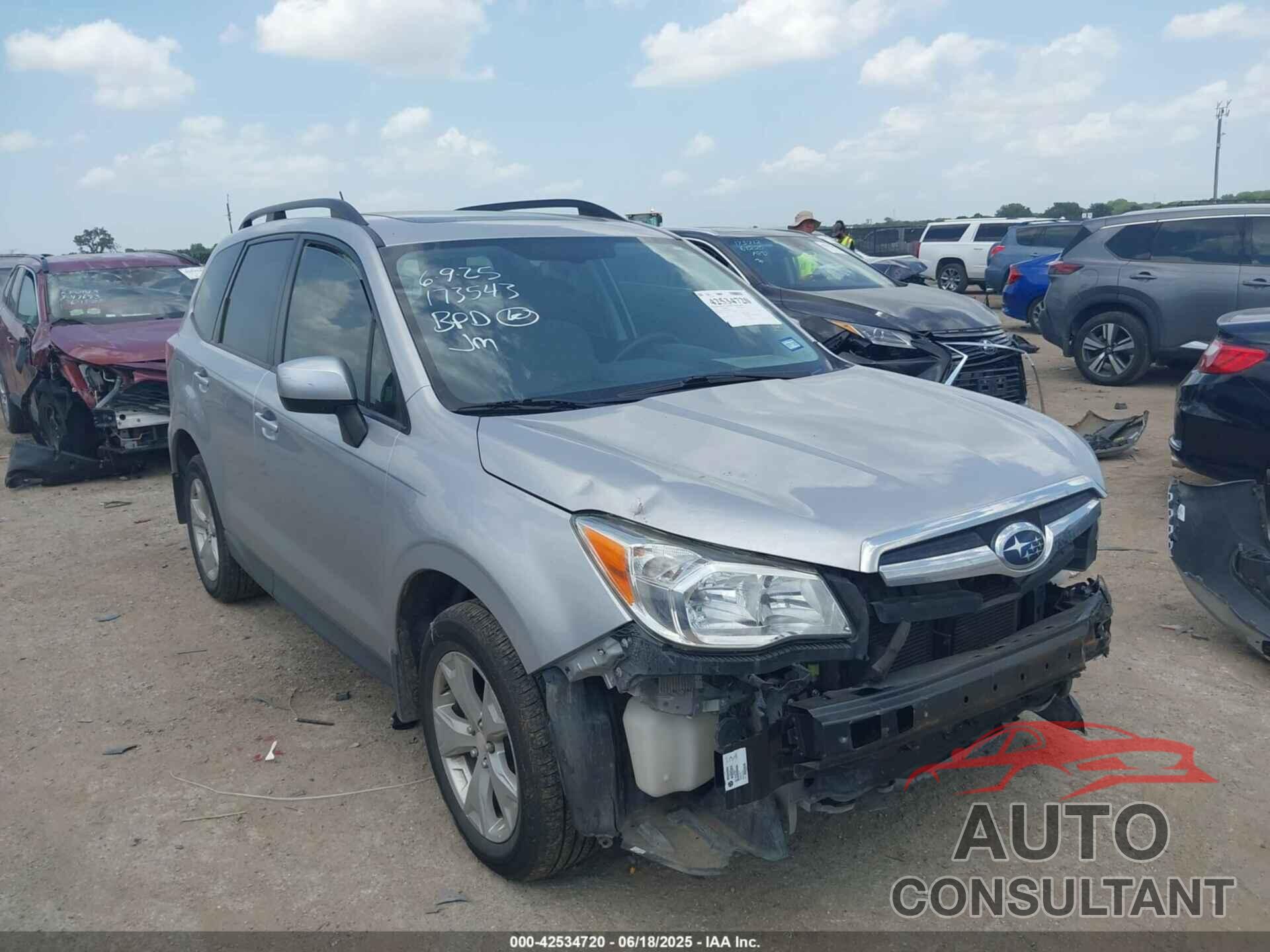 SUBARU FORESTER 2014 - JF2SJADC5EH517000