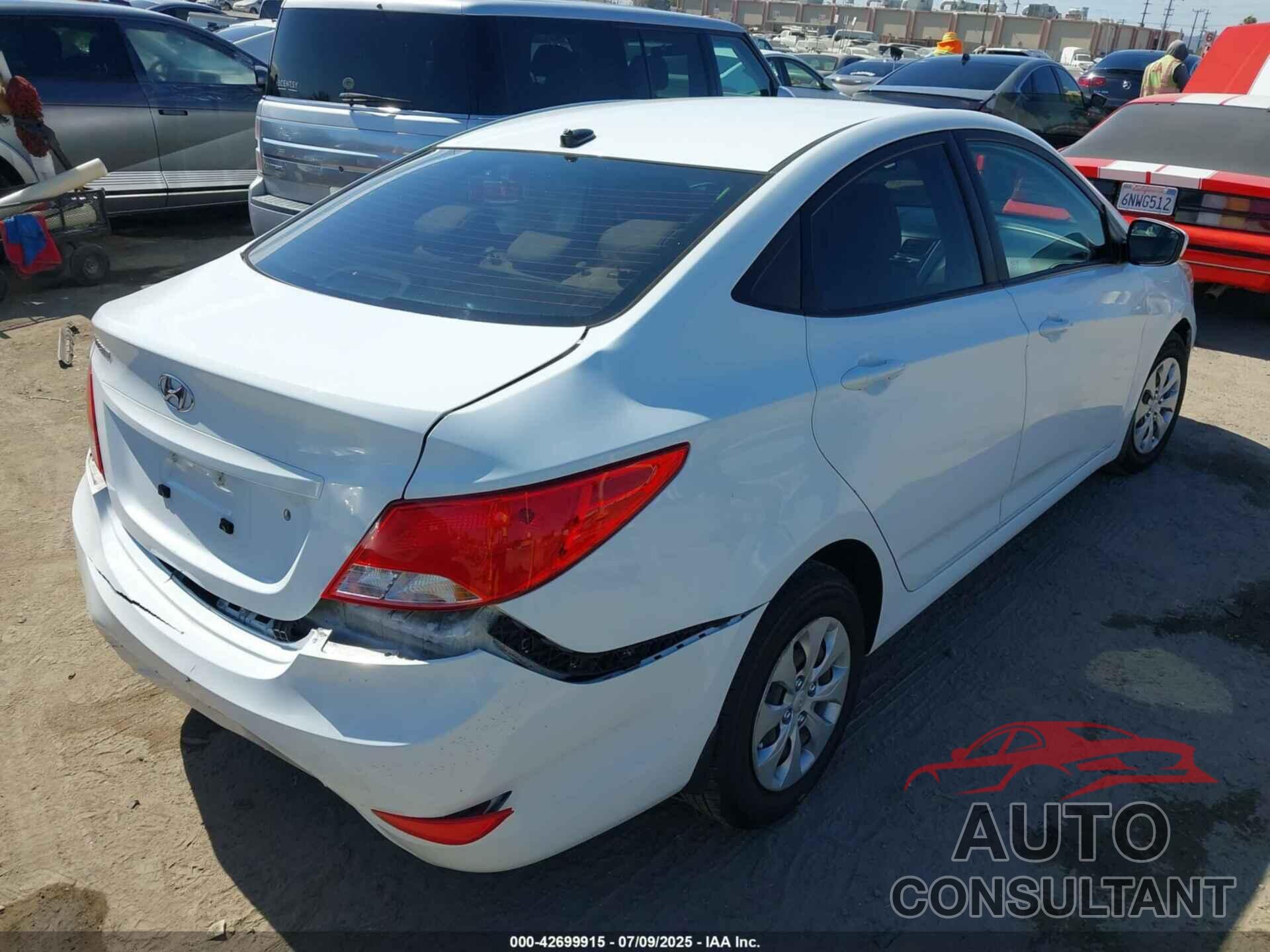 HYUNDAI ACCENT 2016 - KMHCT4AE2GU160871