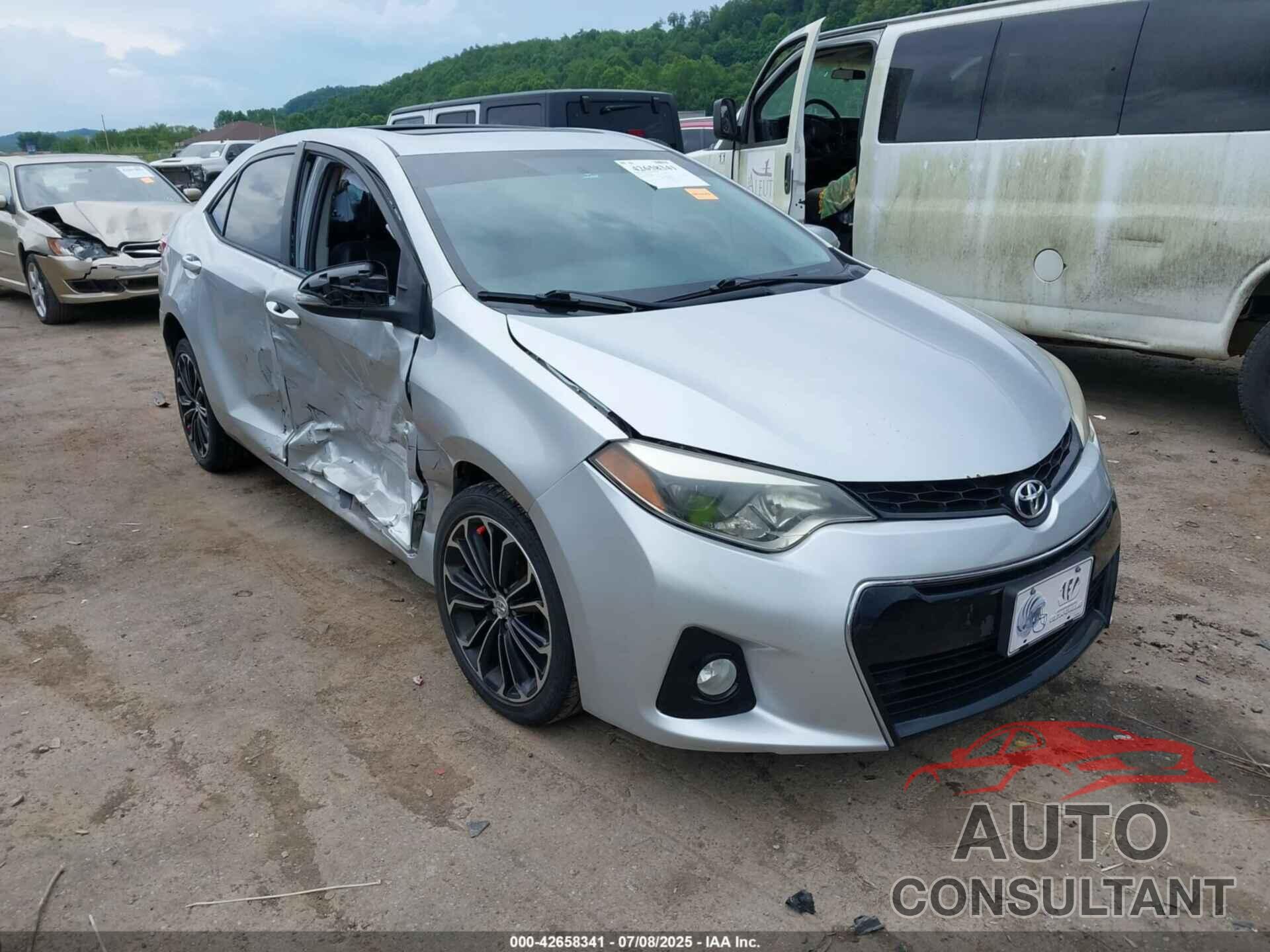 TOYOTA COROLLA 2016 - 5YFBURHE8GP498496