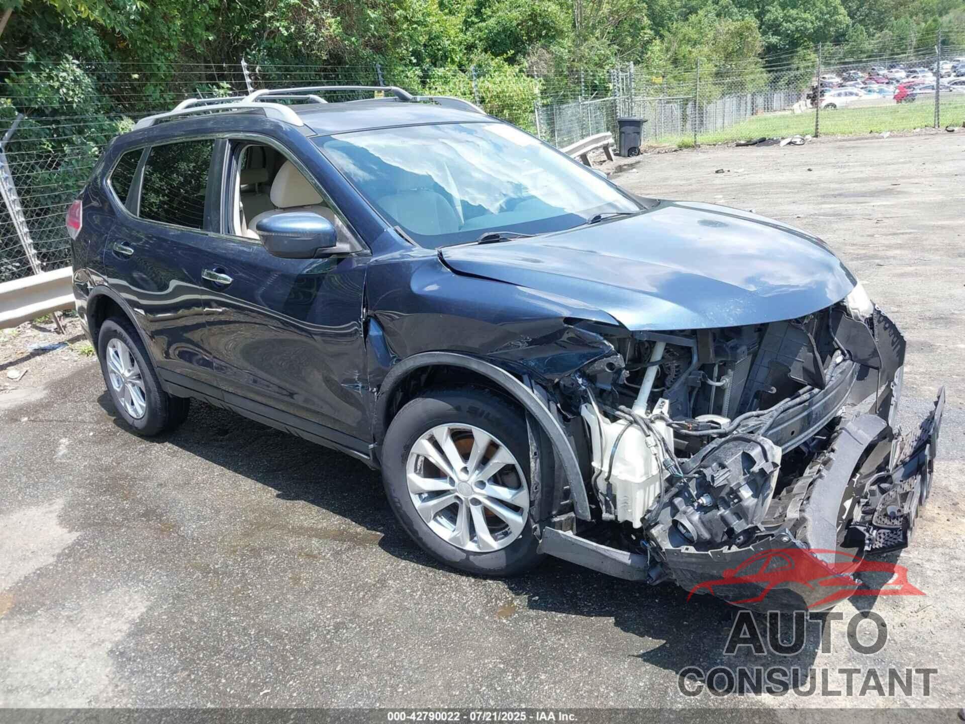 NISSAN ROGUE 2016 - KNMAT2MV0GP673496