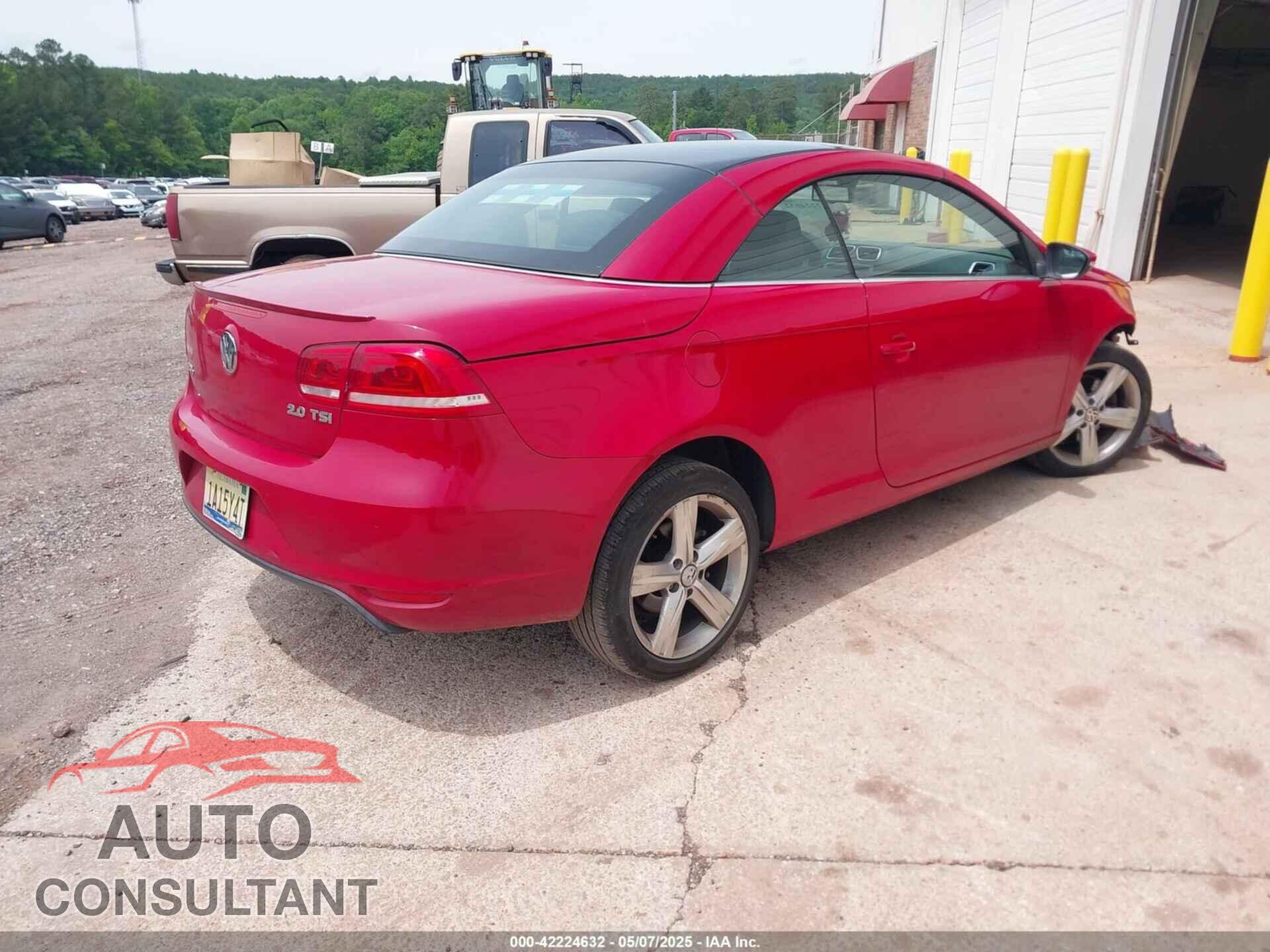 VOLKSWAGEN EOS 2012 - WVWFW7AH0CV002182