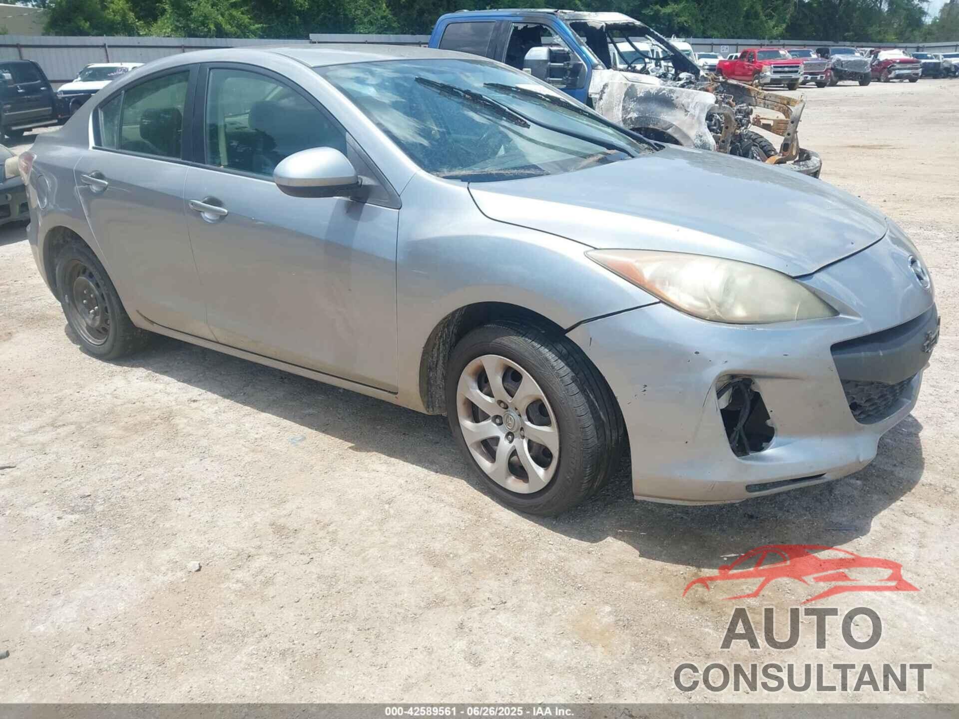 MAZDA MAZDA3 2013 - JM1BL1TF9D1751054