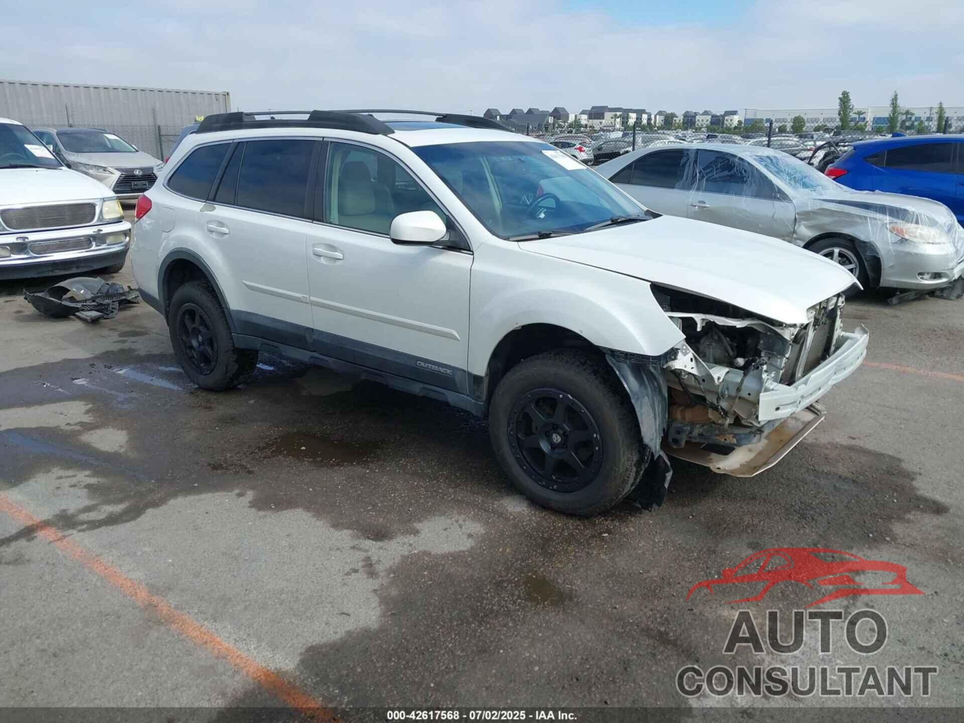SUBARU OUTBACK 2014 - 4S4BRBLC2E3229975