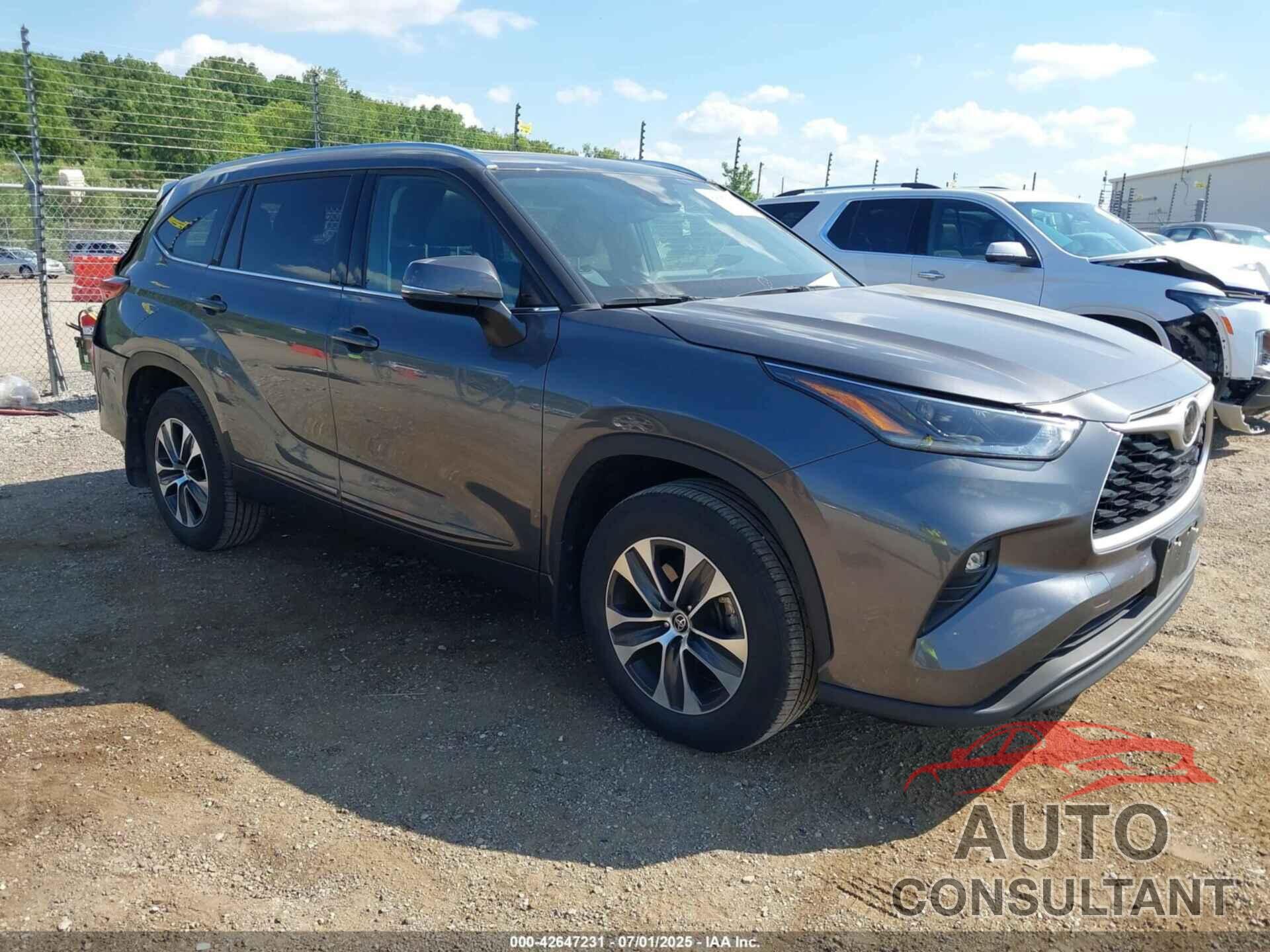 TOYOTA HIGHLANDER 2021 - 5TDGZRBH1MS558051