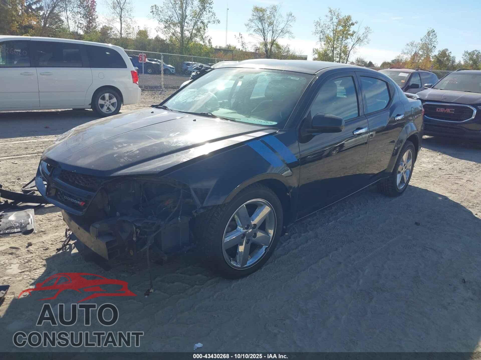 DODGE AVENGER 2013 - 1C3CDZCB5DN684480