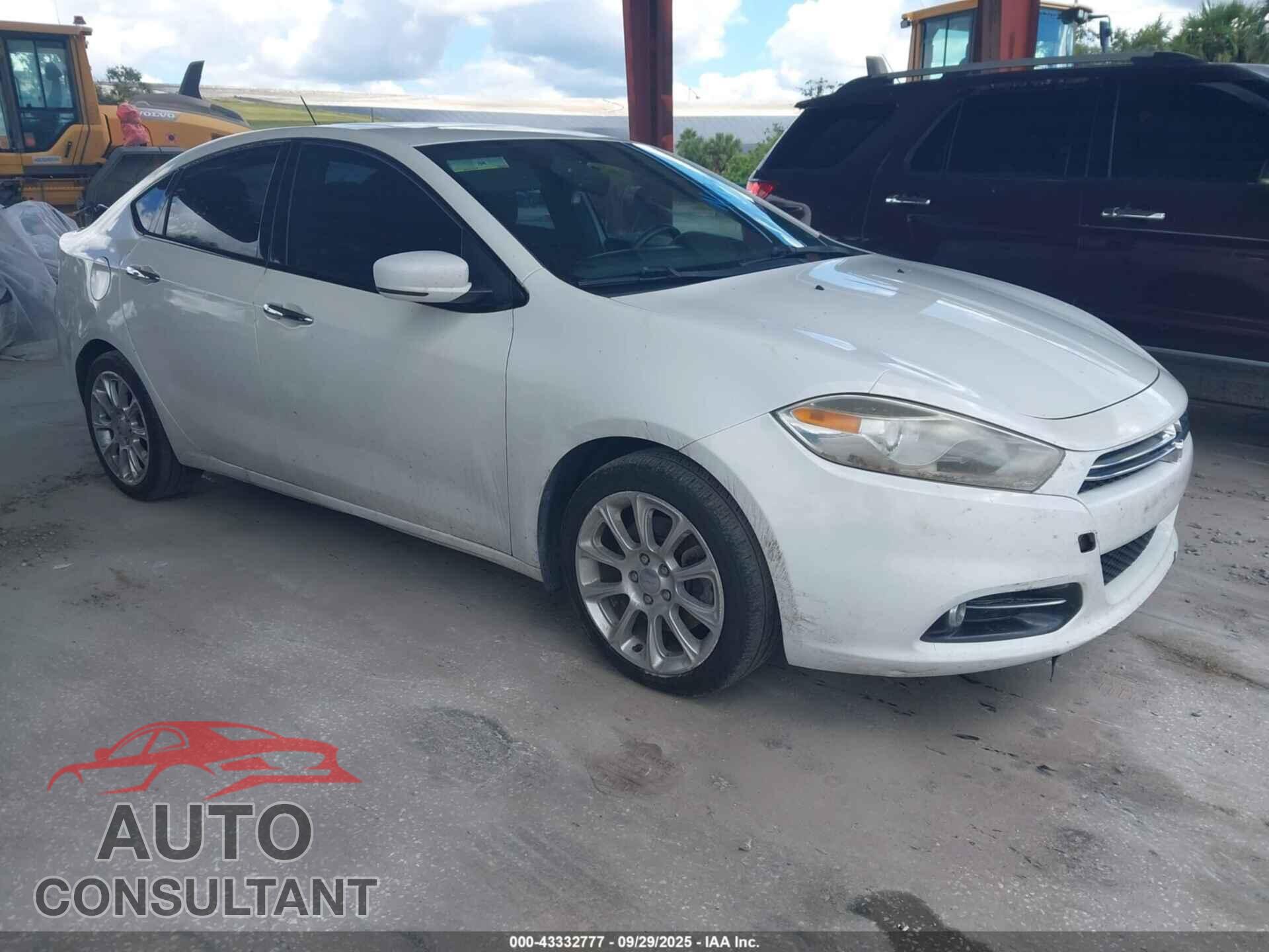 DODGE DART 2013 - 1C3CDFCH3DD299654