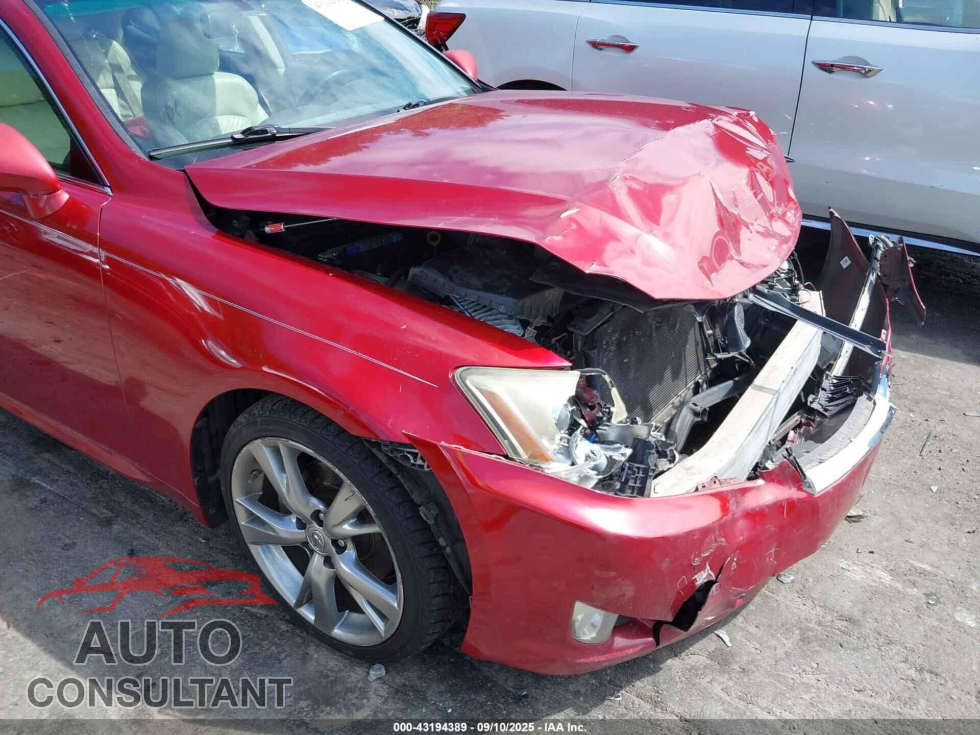 LEXUS IS 250 2010 - JTHBF5C21A5119227
