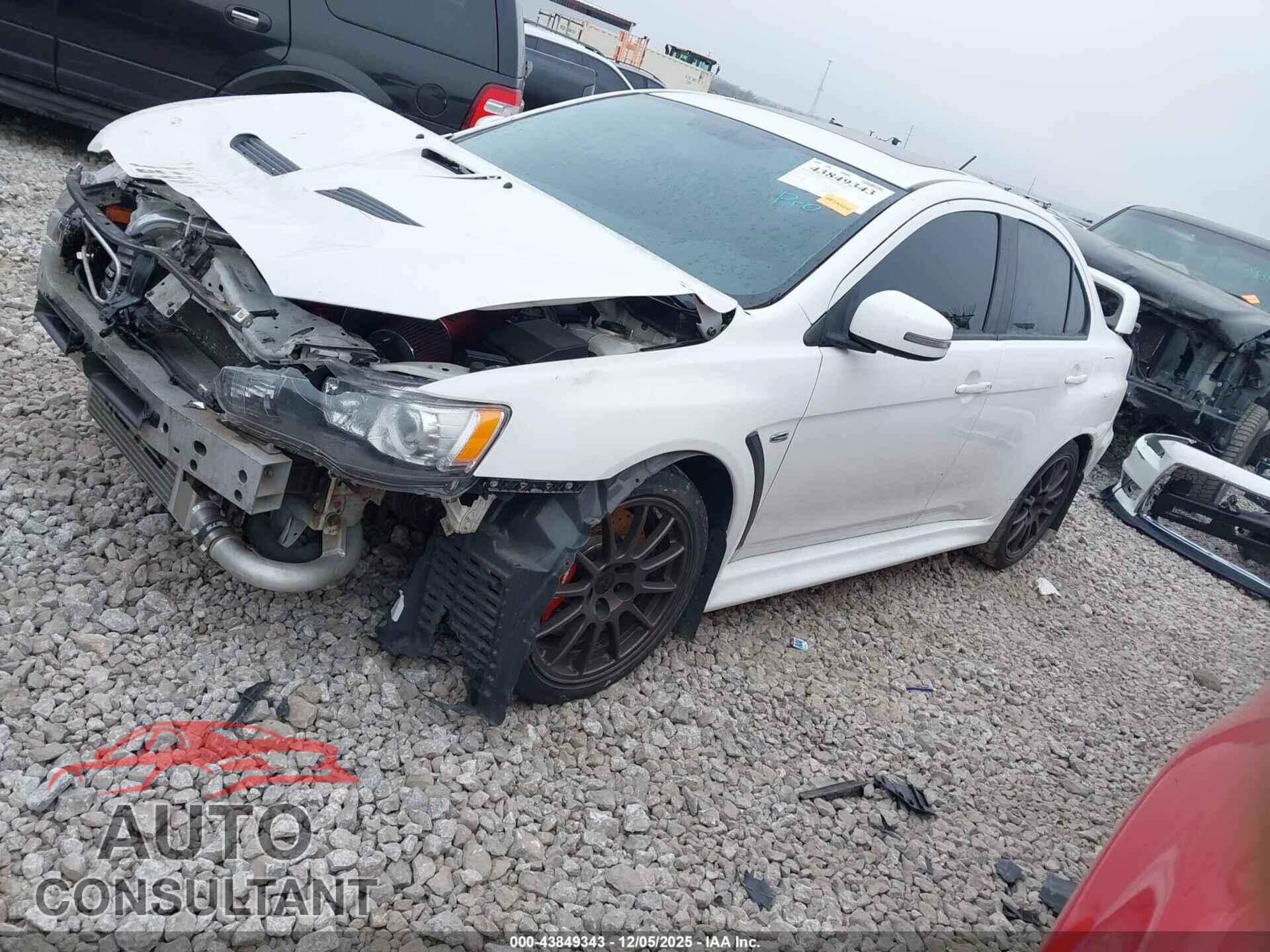 MITSUBISHI LANCER EVOLUTION 2015 - JA32W8FV3FU020509