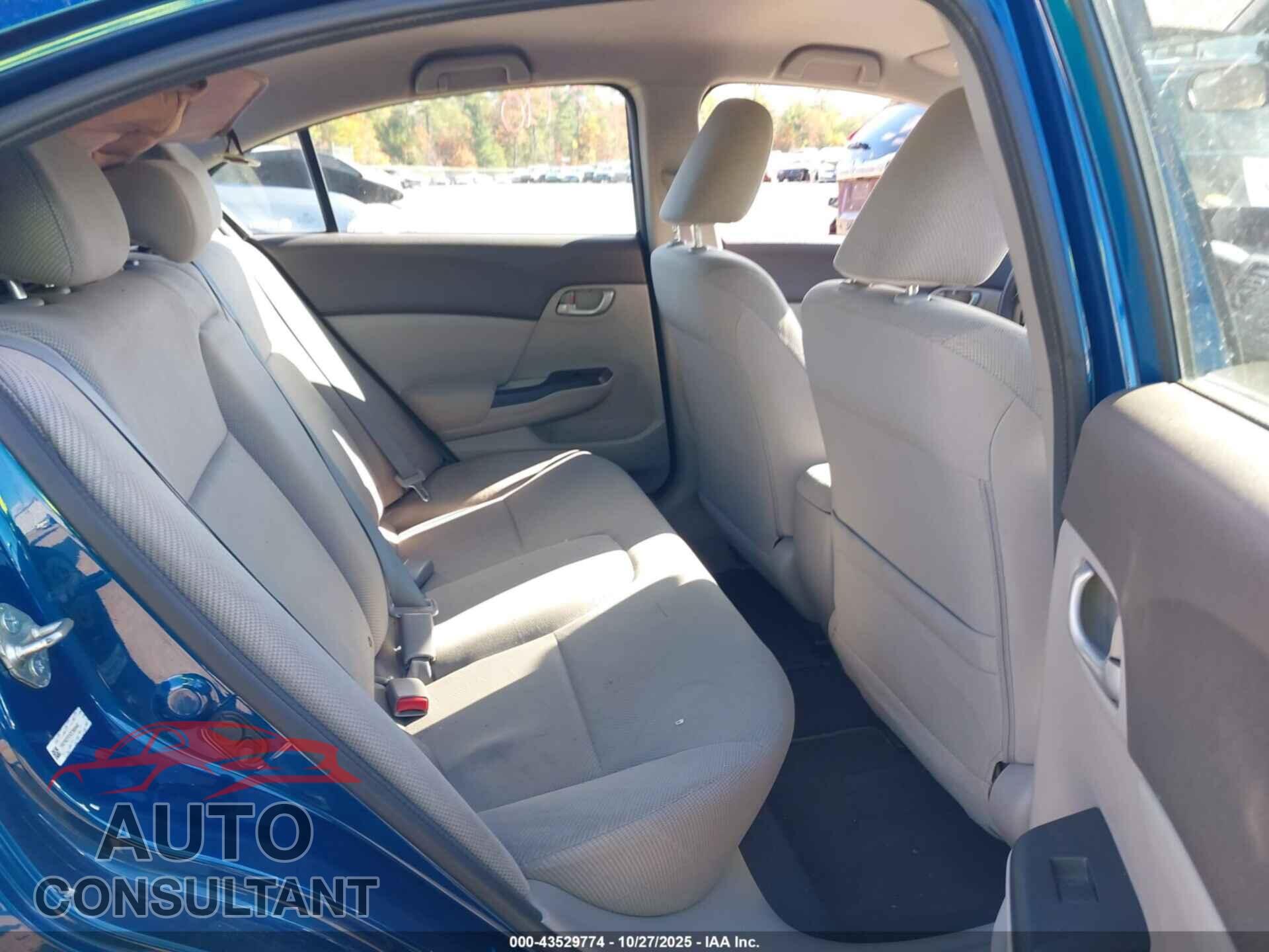 HONDA CIVIC 2012 - 19XFB2F51CE368444