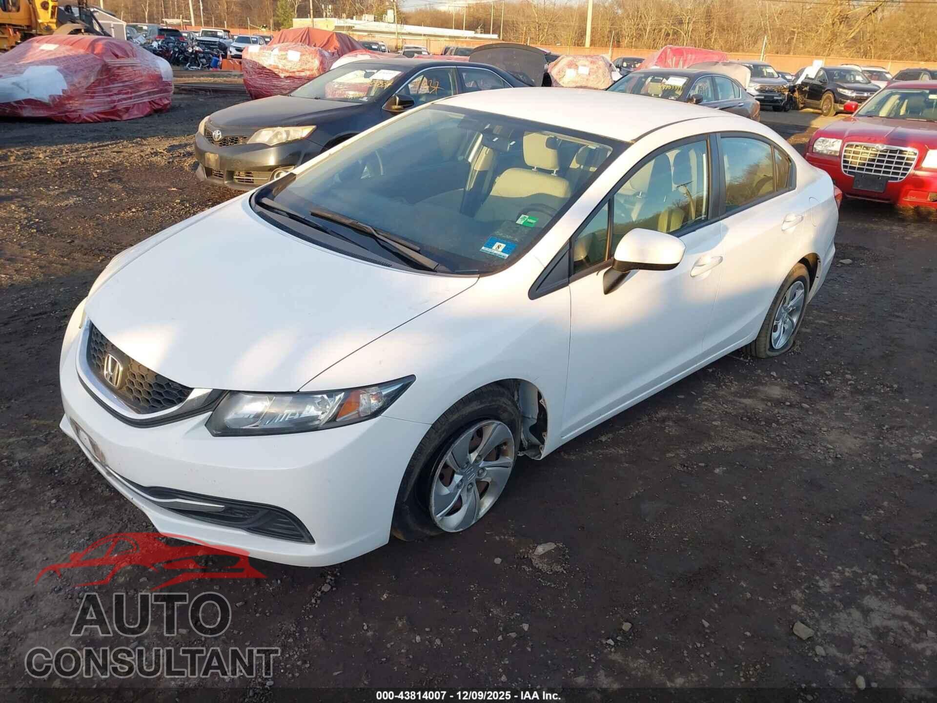 HONDA CIVIC 2014 - 19XFB2F5XEE226435