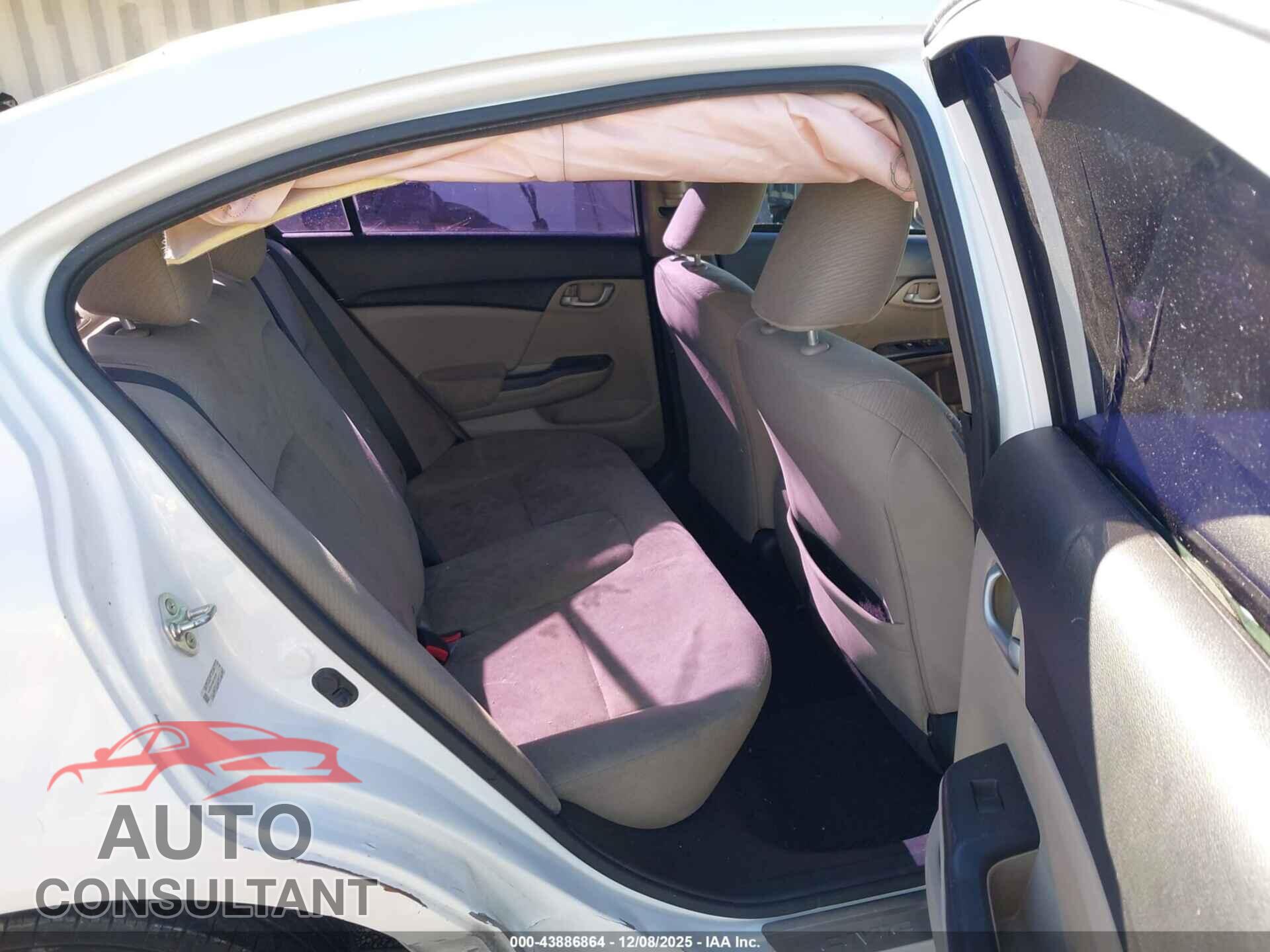 HONDA CIVIC 2013 - 19XFB2F54DE293207