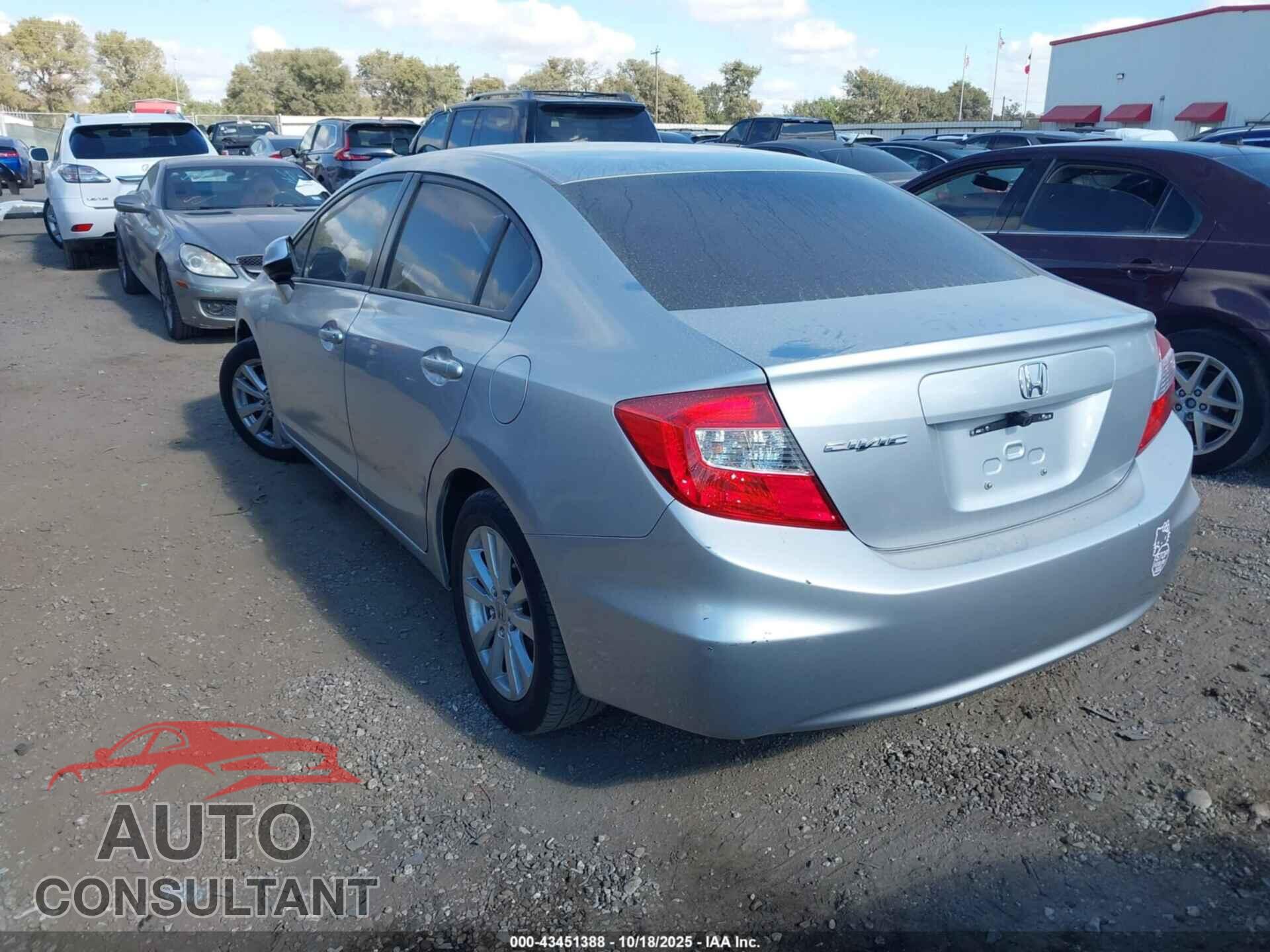 HONDA CIVIC 2012 - 19XFB2F8XCE341043