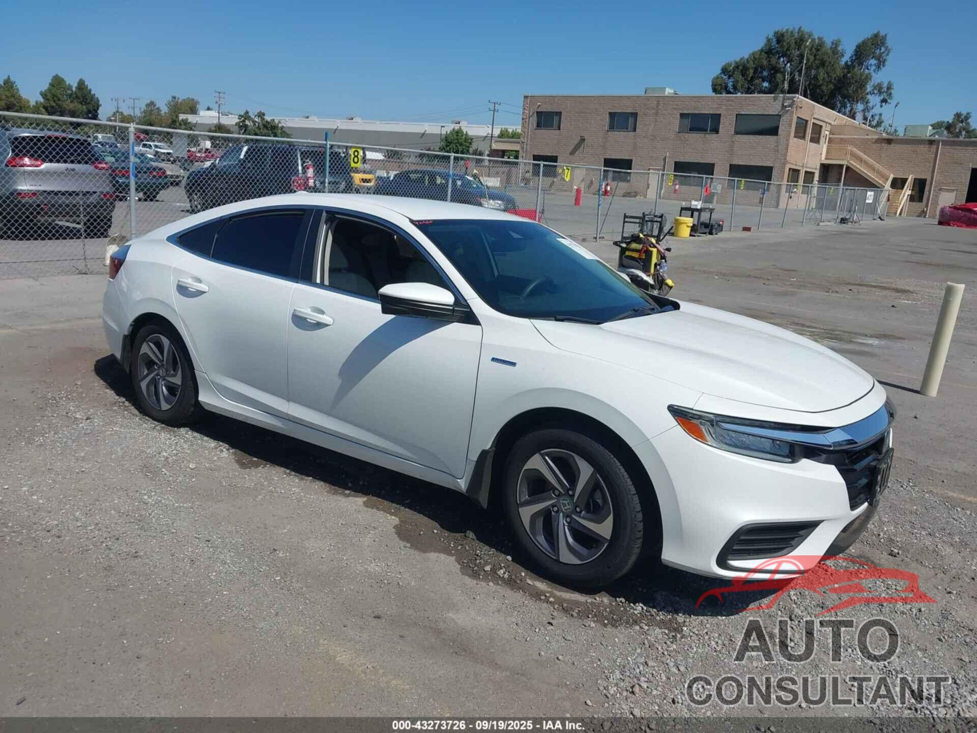 HONDA INSIGHT 2019 - 19XZE4F55KE024579